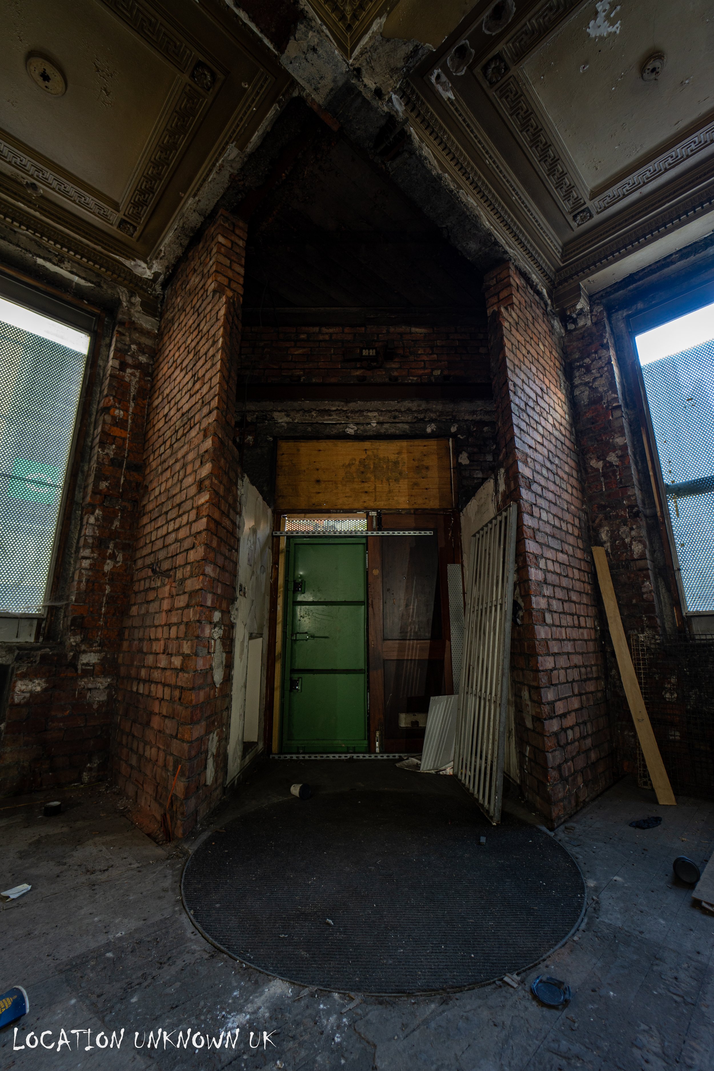 The main entrance.