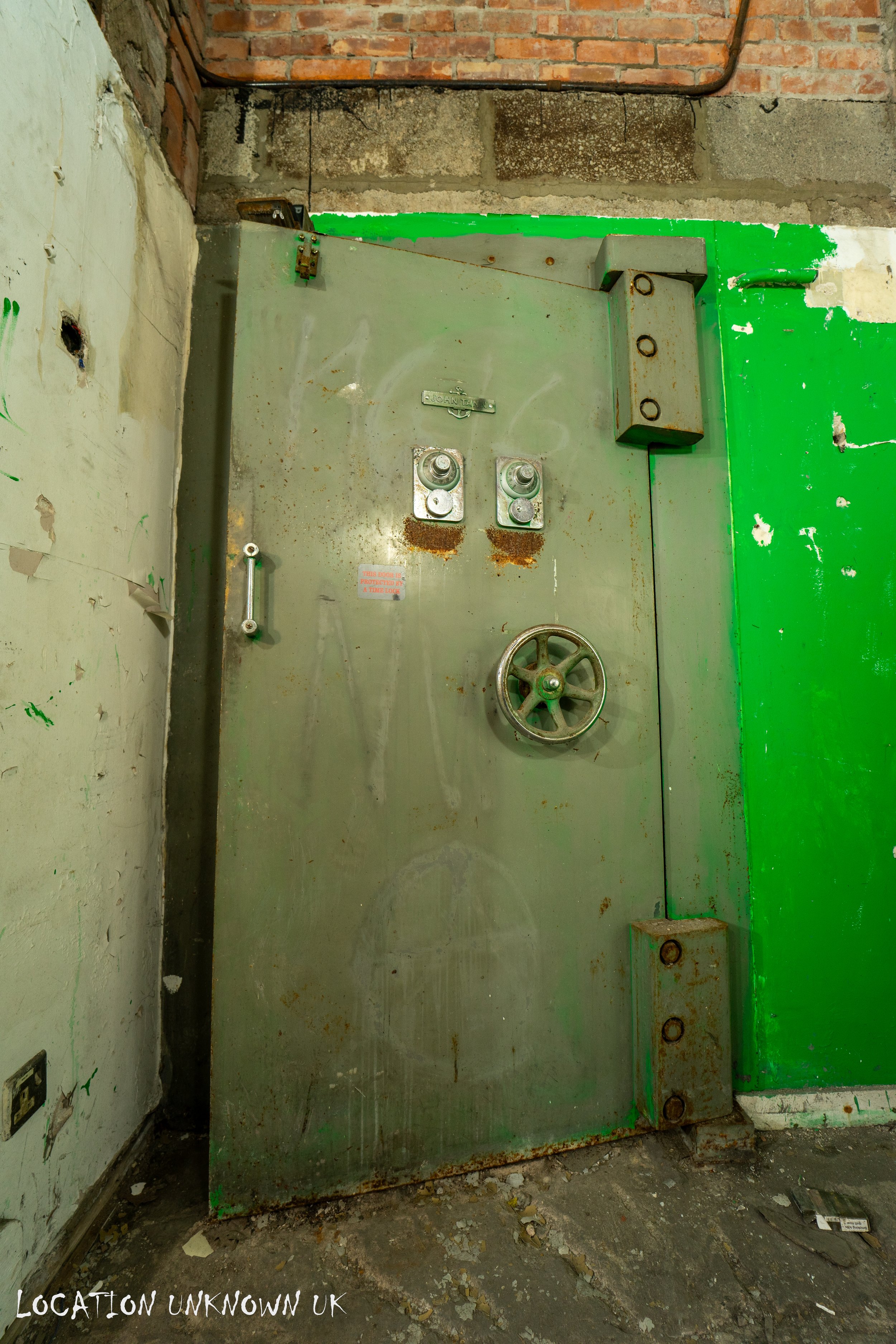 Although this one was unlocked it must have been seized shut by rust but did give off quite an echo from inside.