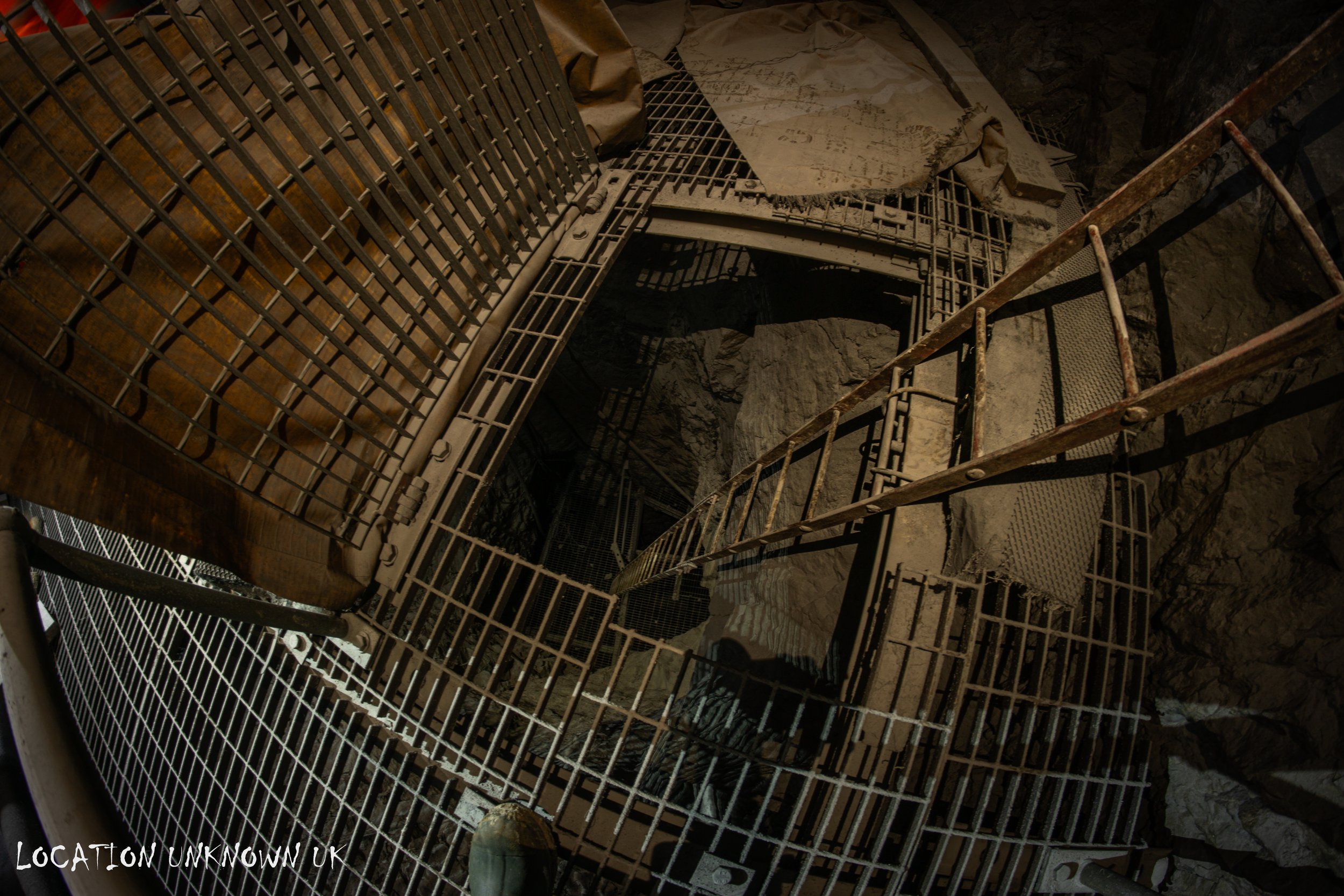A 3 tier mezzanine wobbly ladder way leading to sub level 2, this route can be avoided by following the main drive but proves to be a fun alternative.