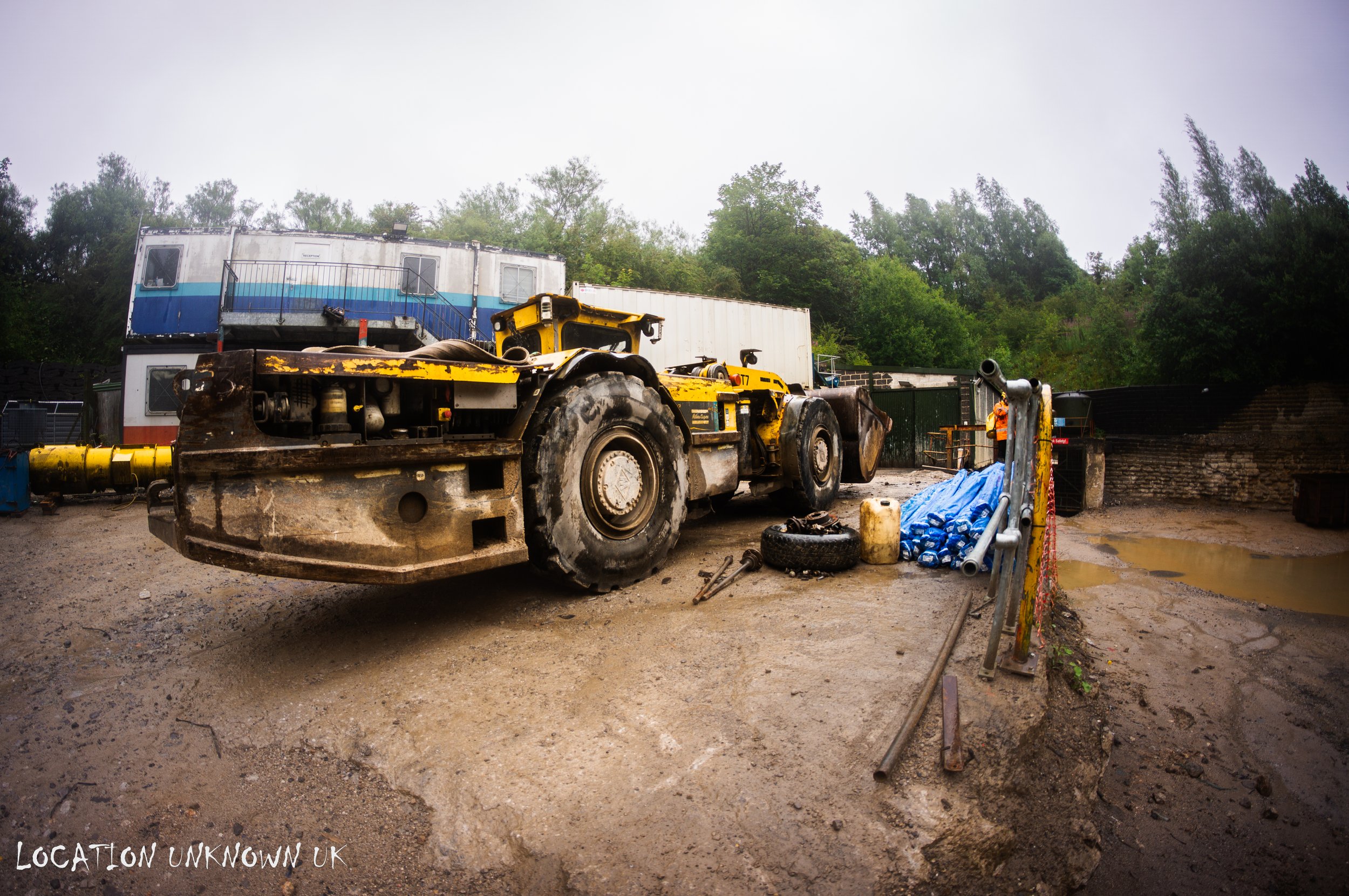 They had already started to remove machinery such as this Atlas Capoo drill rig. There plan is to sell off any assets they have here including equipment and scrap which makes you question there intentions of 'care and maintenance' until the markets
