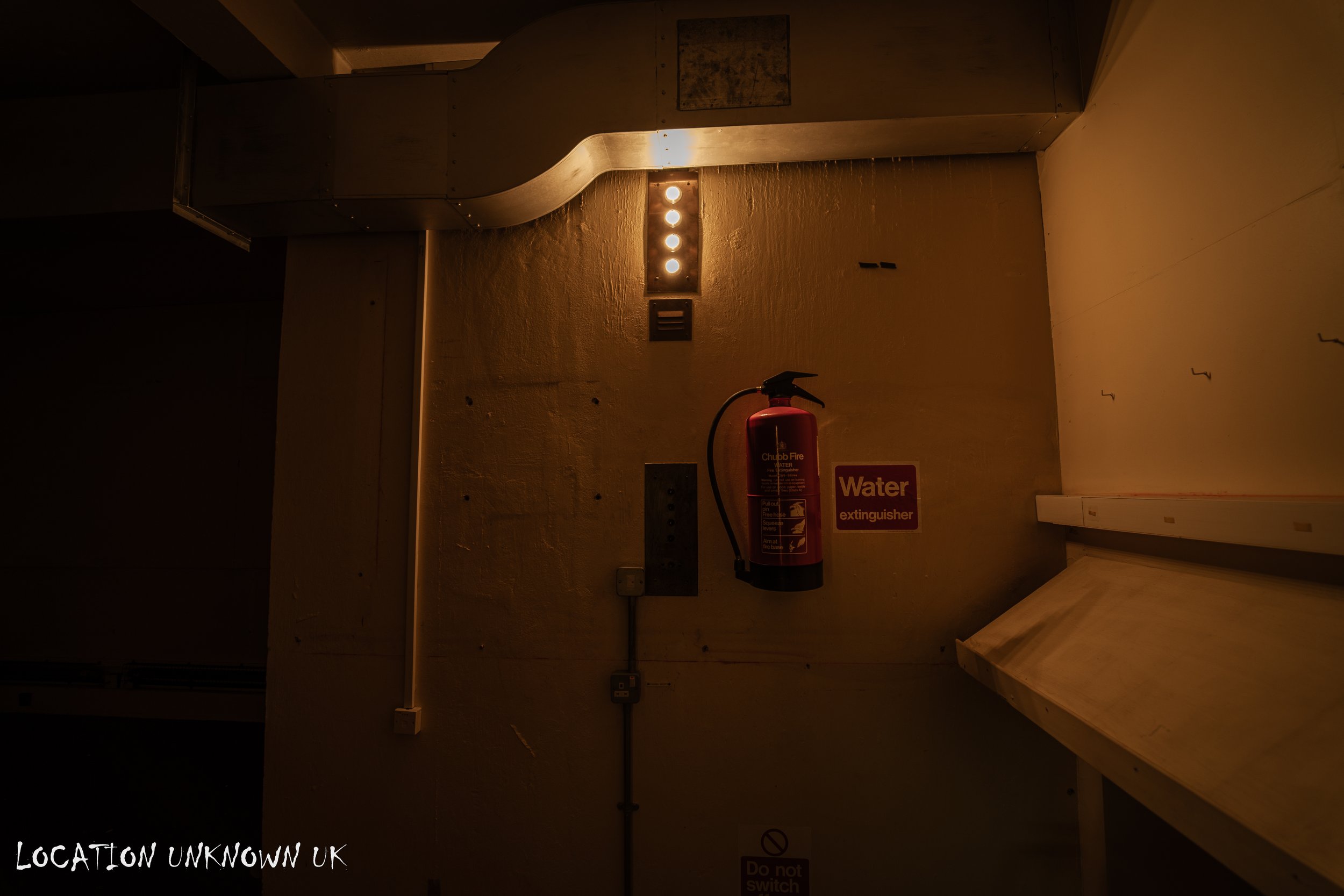 These lights are actually red amber and green but my camera seems to have caught them as all white.