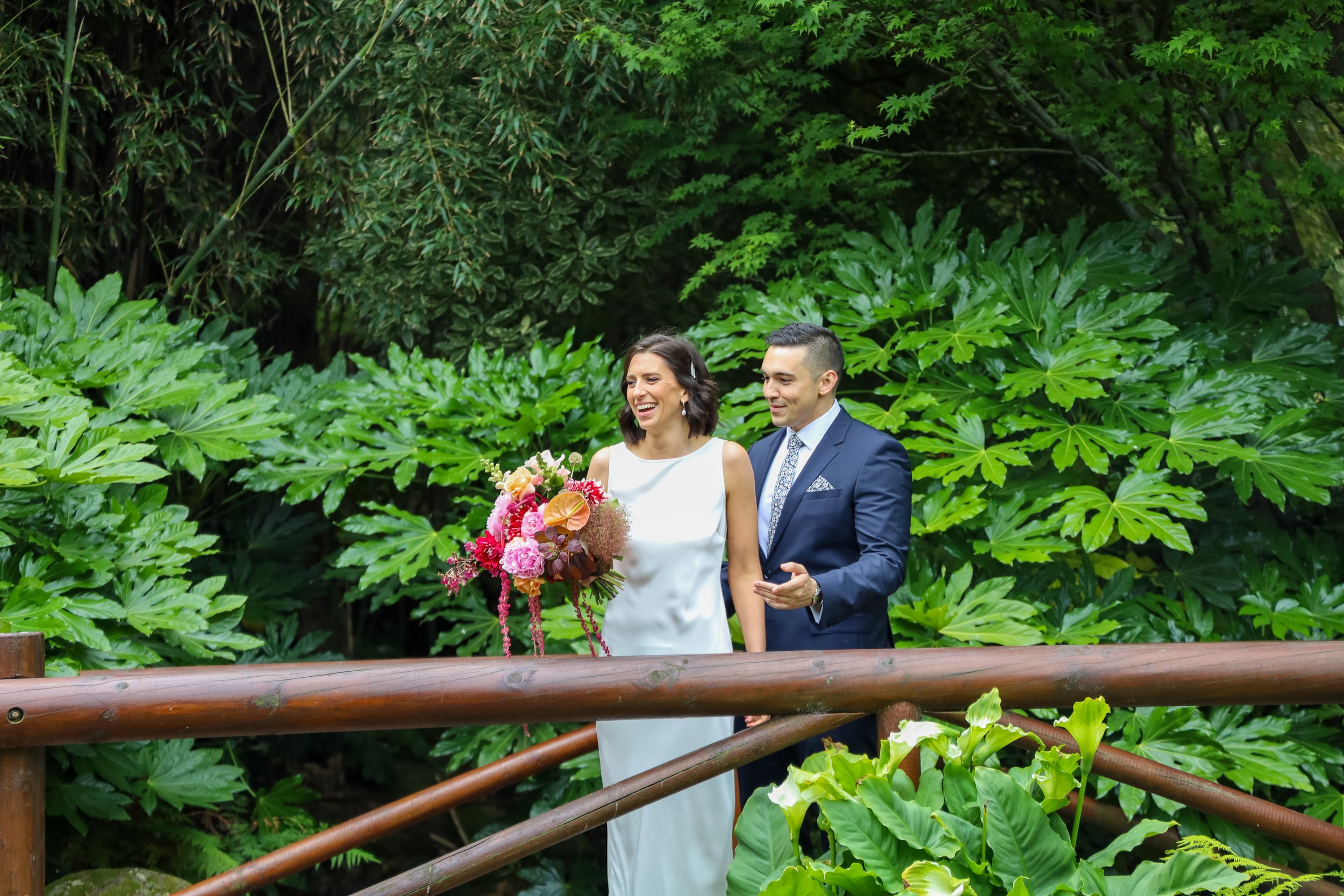 Couple portraits at Fitzroy gardens, Melbourne
