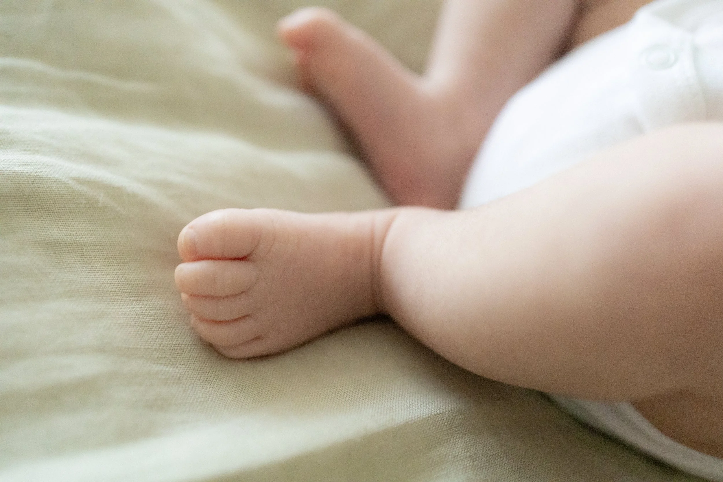 tiny baby feet