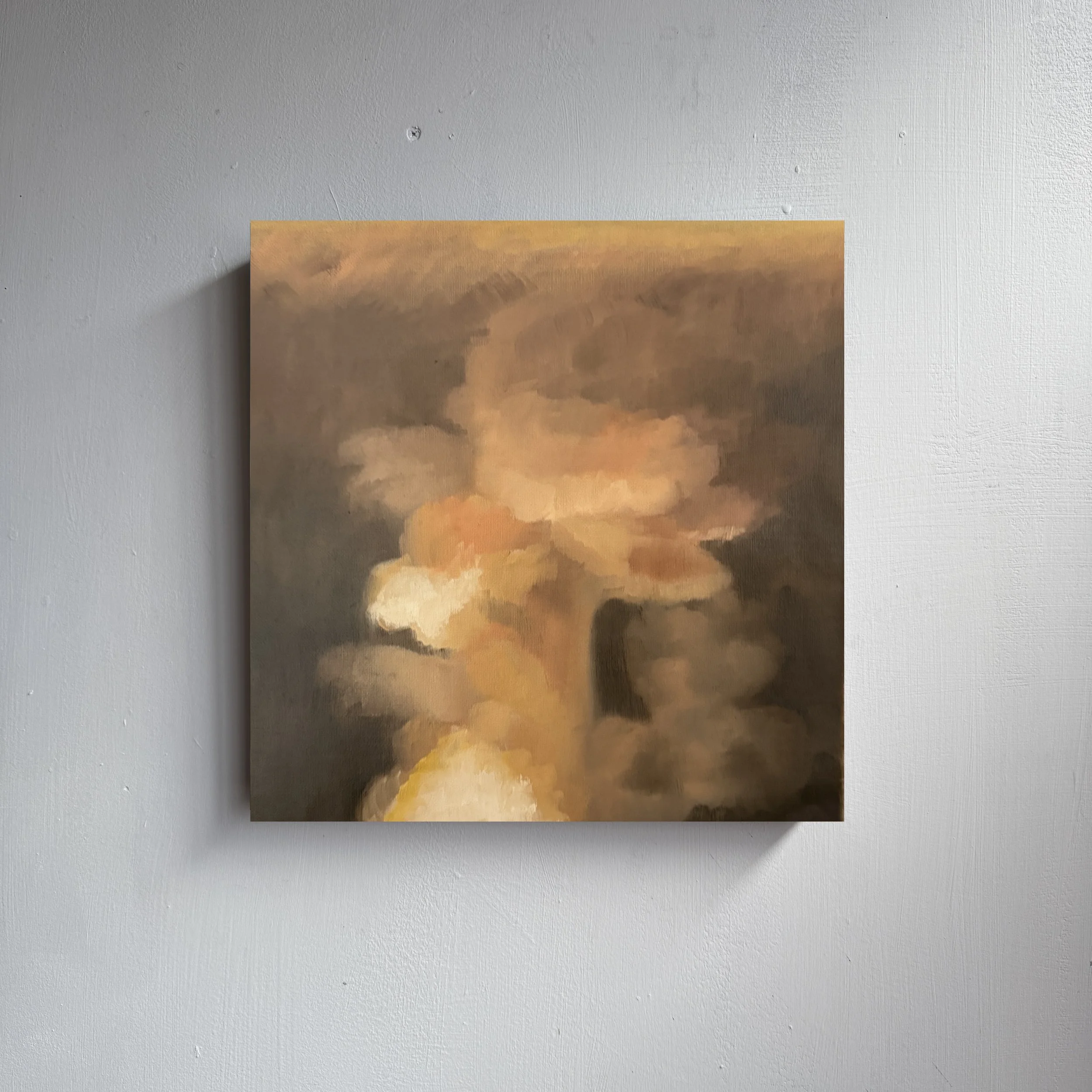 Contemporary landscape 5  2025 35cmx35cm oil on canvas £850