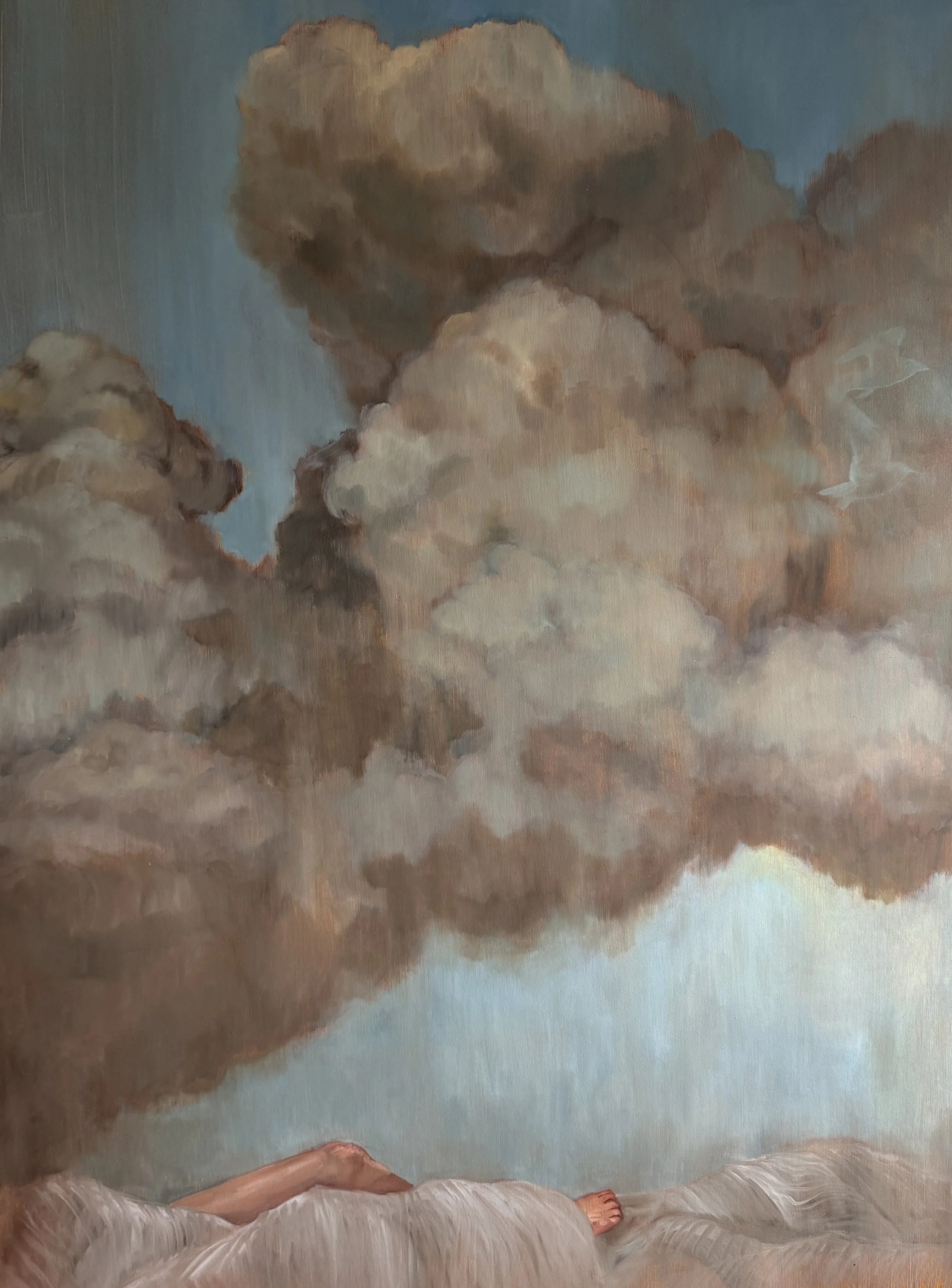 Smoke over my sea 2025/180 x150cm