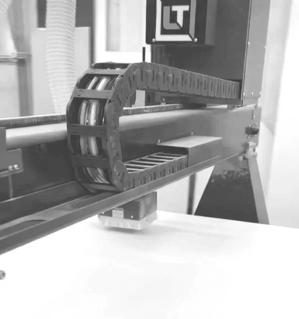 CNC precision cutting machine in the Bob and Marks Custom Cabinets workshop Pembroke Ontario