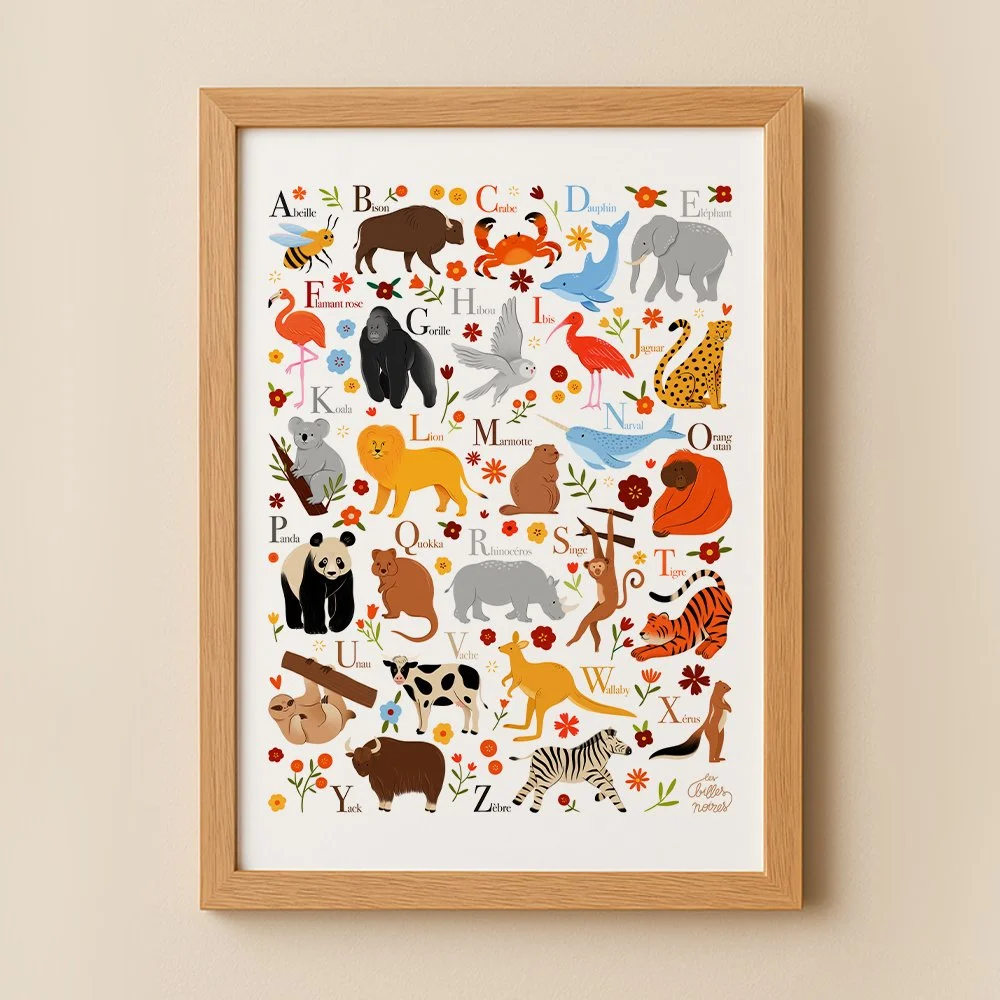 Abécédaire animaux français