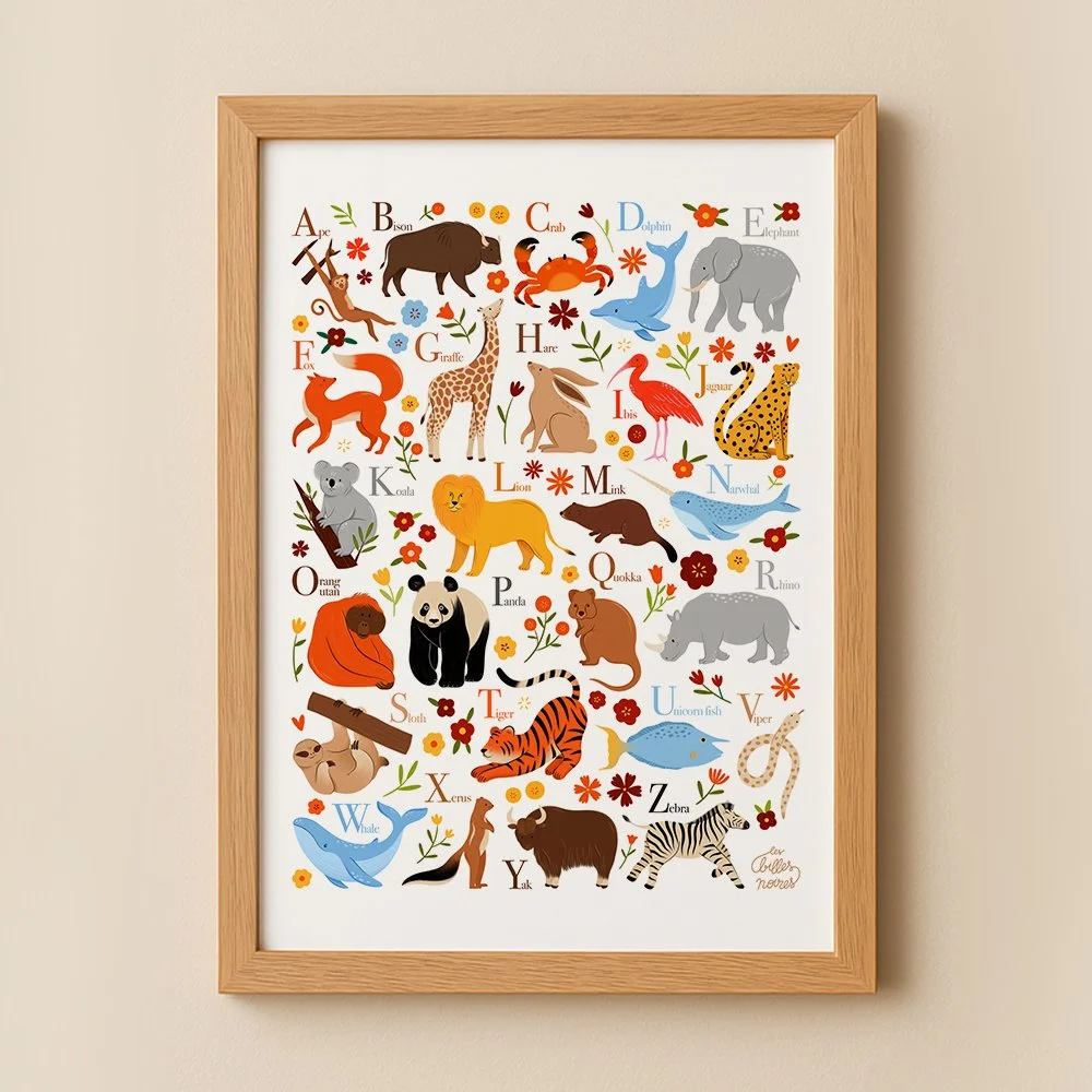 Abécédaire animaux anglais