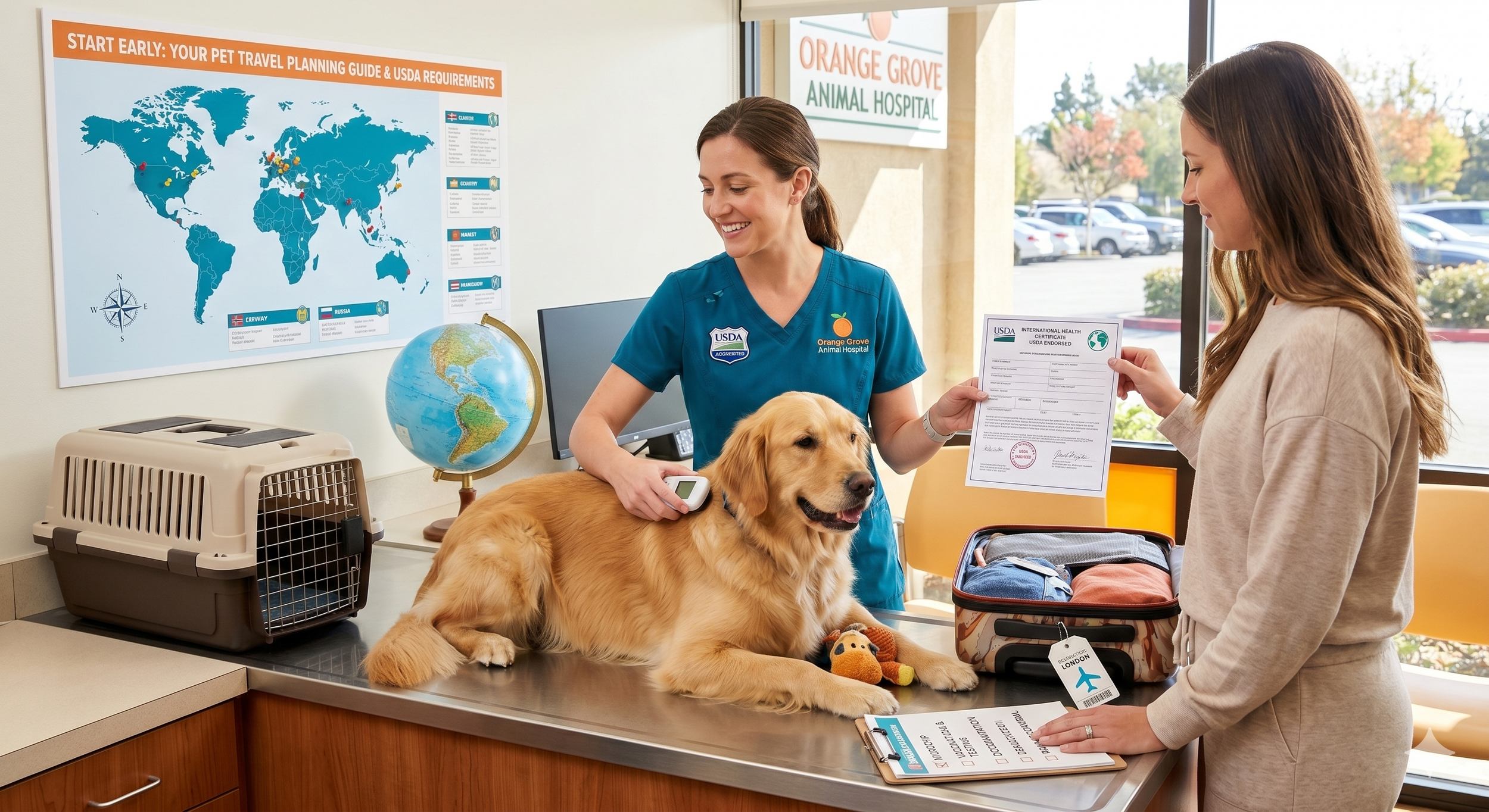 Taking Your Pet on Vacation? Health Certificates and Travel Prep