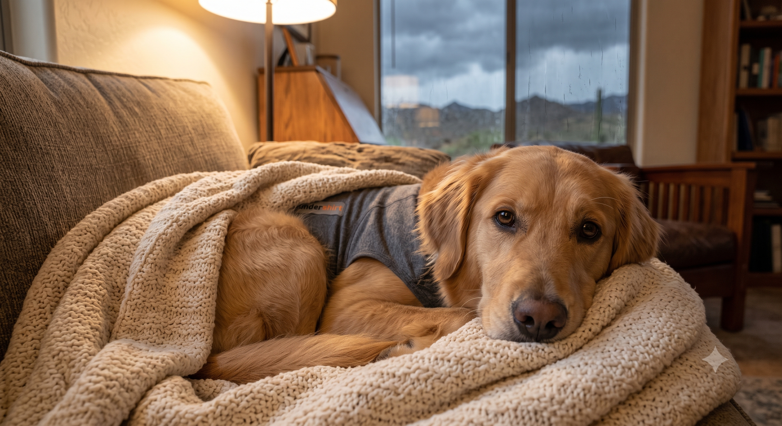 Managing Pet Anxiety During Tucson Monsoon Season
