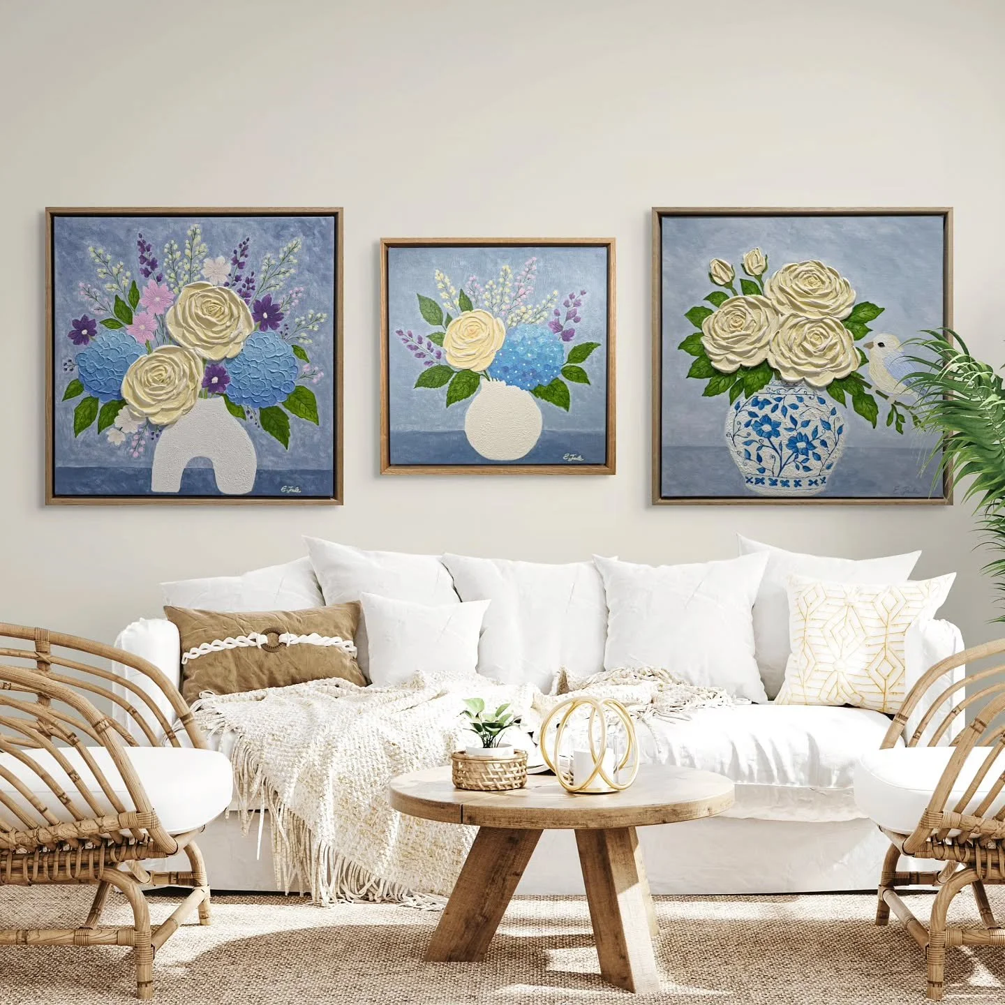 Collected Moments 🤍

A series inspired by the quiet beauty found around the home - favourite vases, gathered florals and the little moments that often go unnoticed.

Created from vases I have collected and styled within my own home, each piece is br