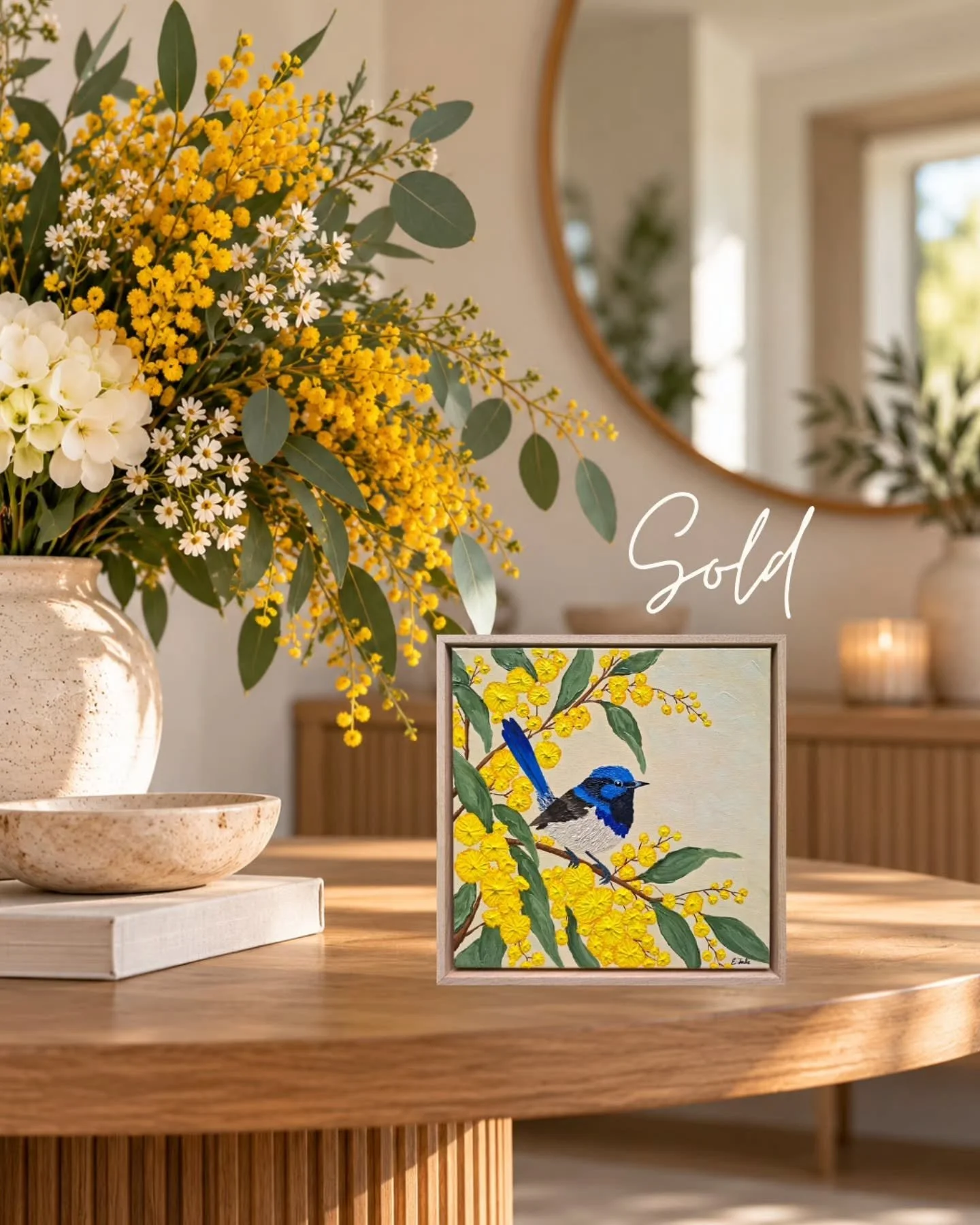 Wally's Hideaway - SOLD 🌼

Honestly blown away by how quickly this beauty was snapped up, less than 24 hours after arriving at @giftsatteacup! 🥹

Thank you so much to the lovely collector and to Tahnee for your ongoing support 🫶

Feeling so blesse