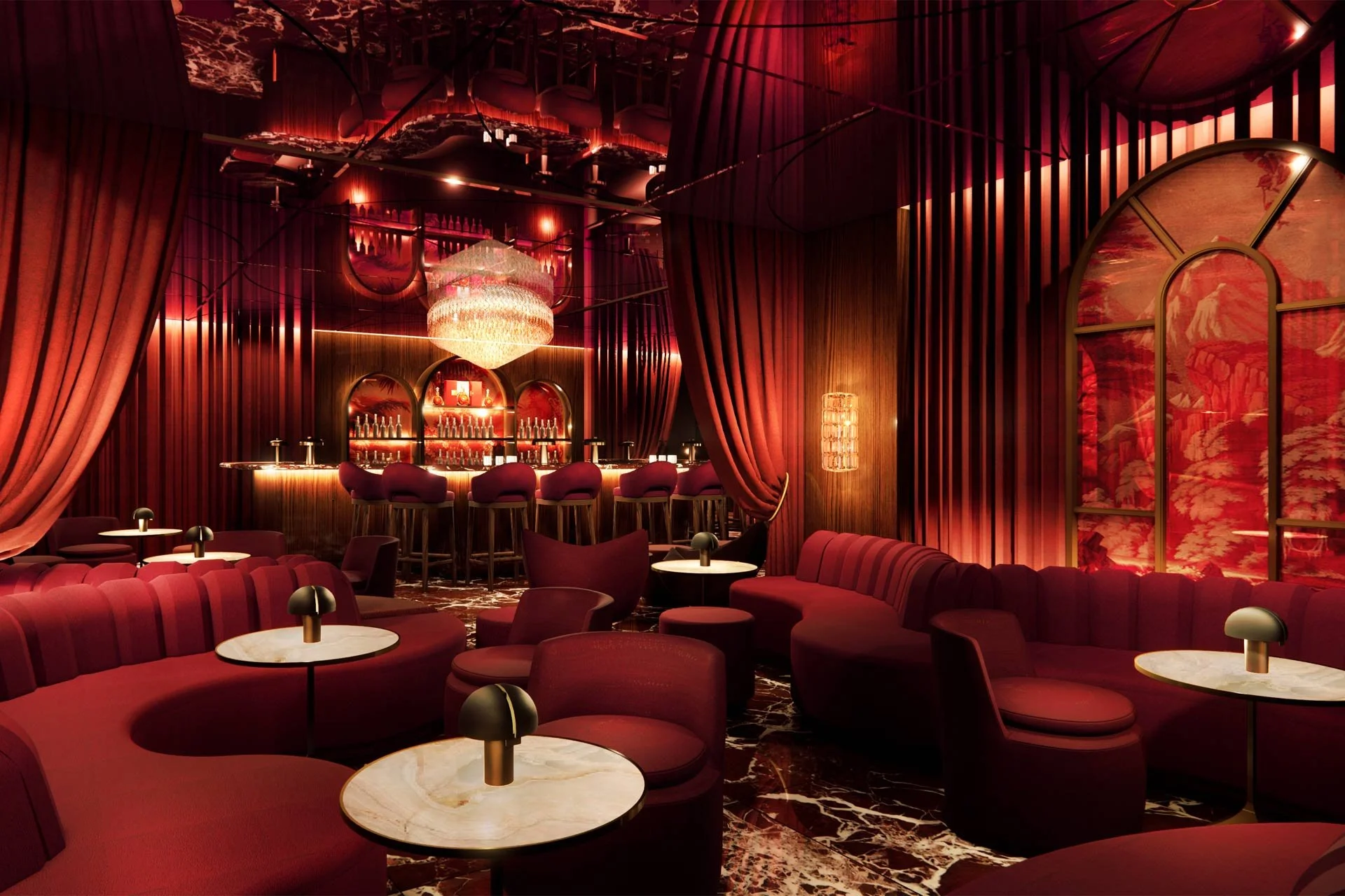 Delano-Dubai Rose cocktail bar interiors-2.jpg