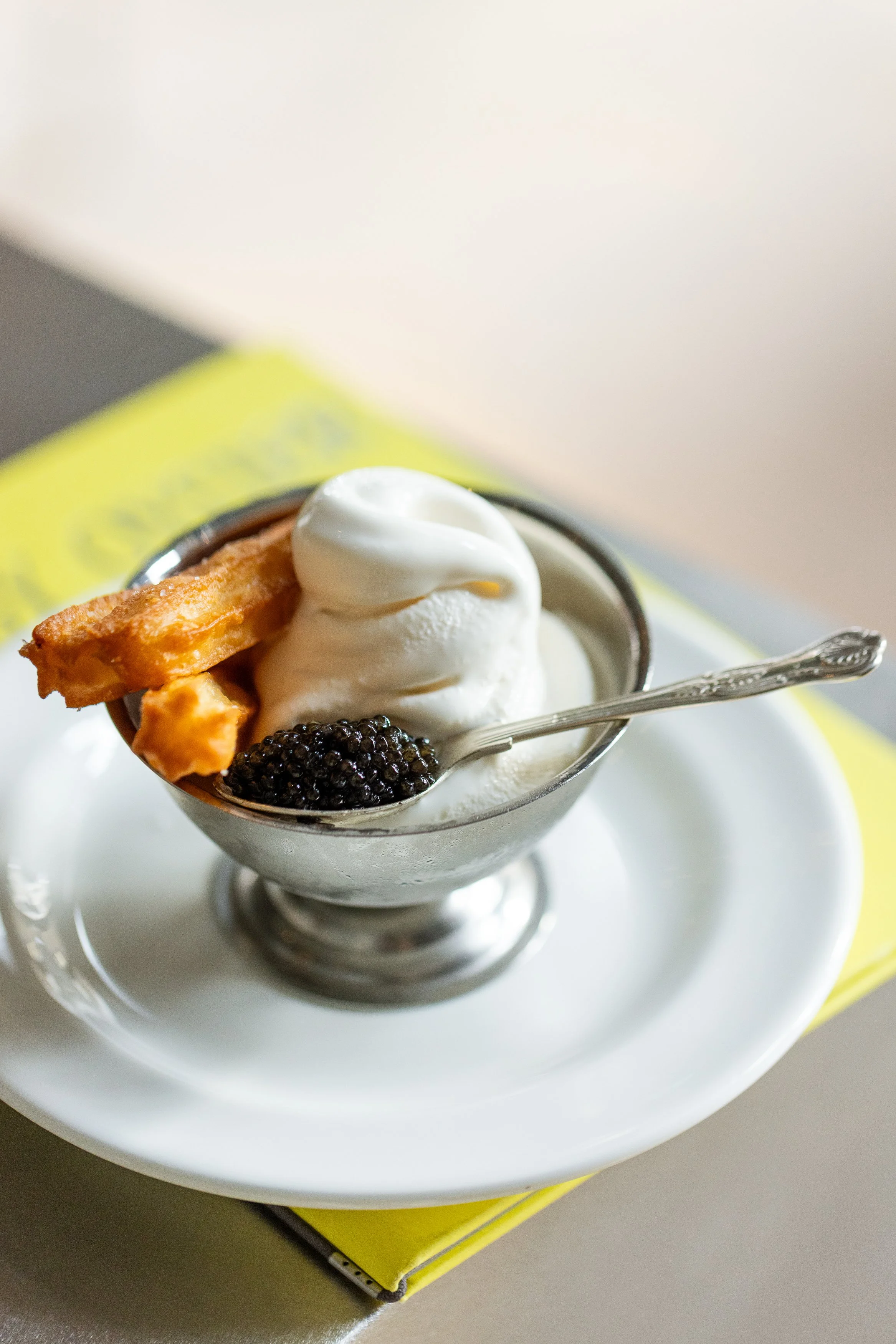 Noisy Oyster  restaurant London icecream .jpg