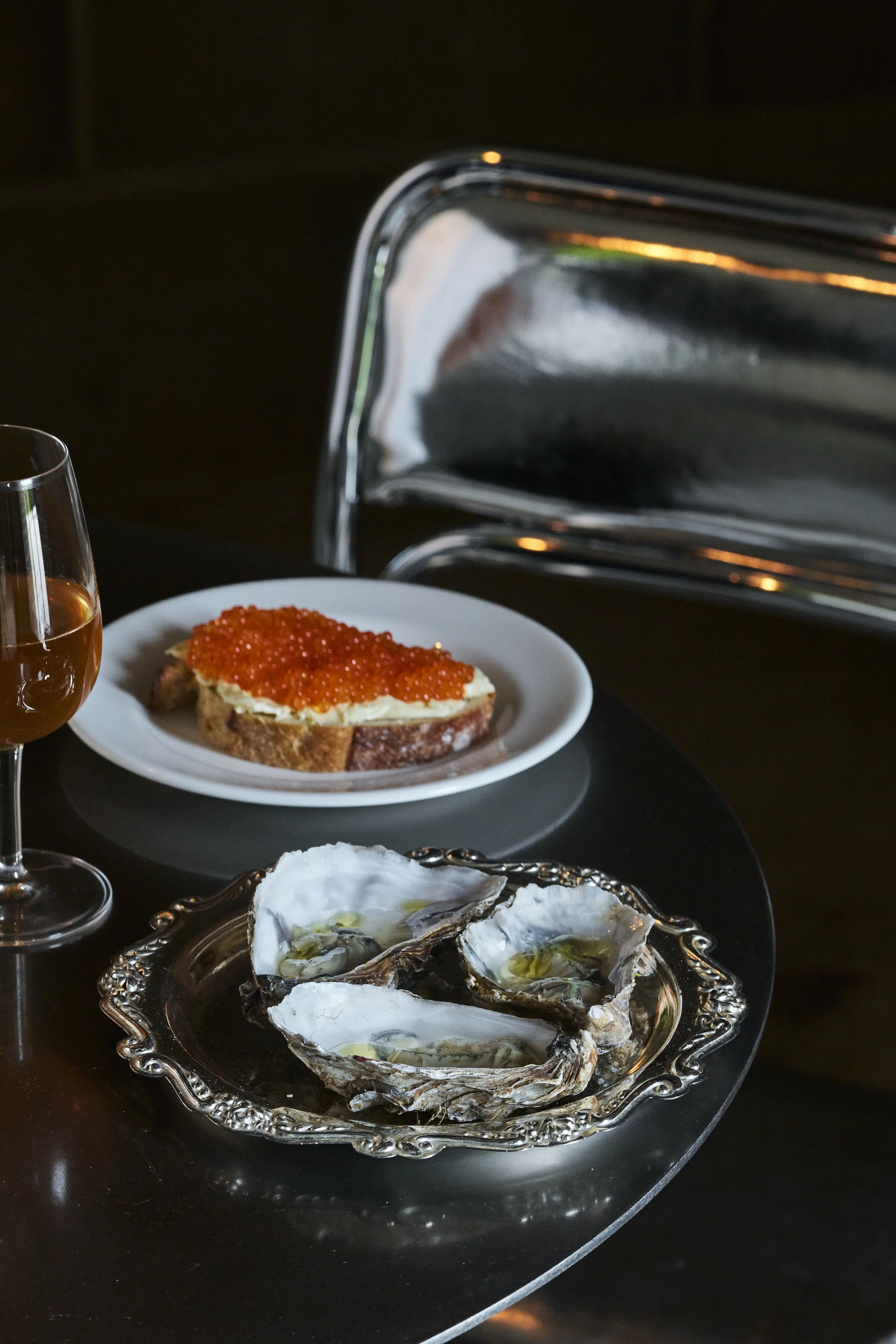 Noisy Oyster  restaurant London oysters and cavier.jpg