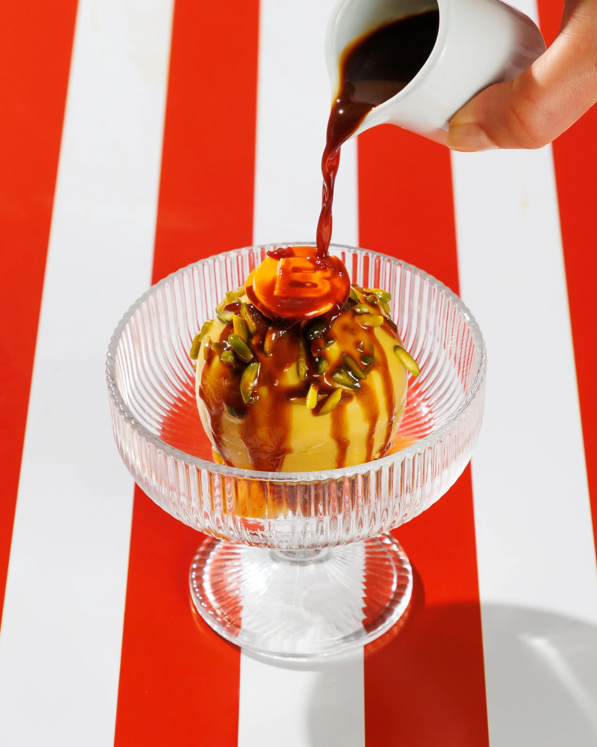 Pistachio Affogato bombolone soho london italian snacks and treats.jpg