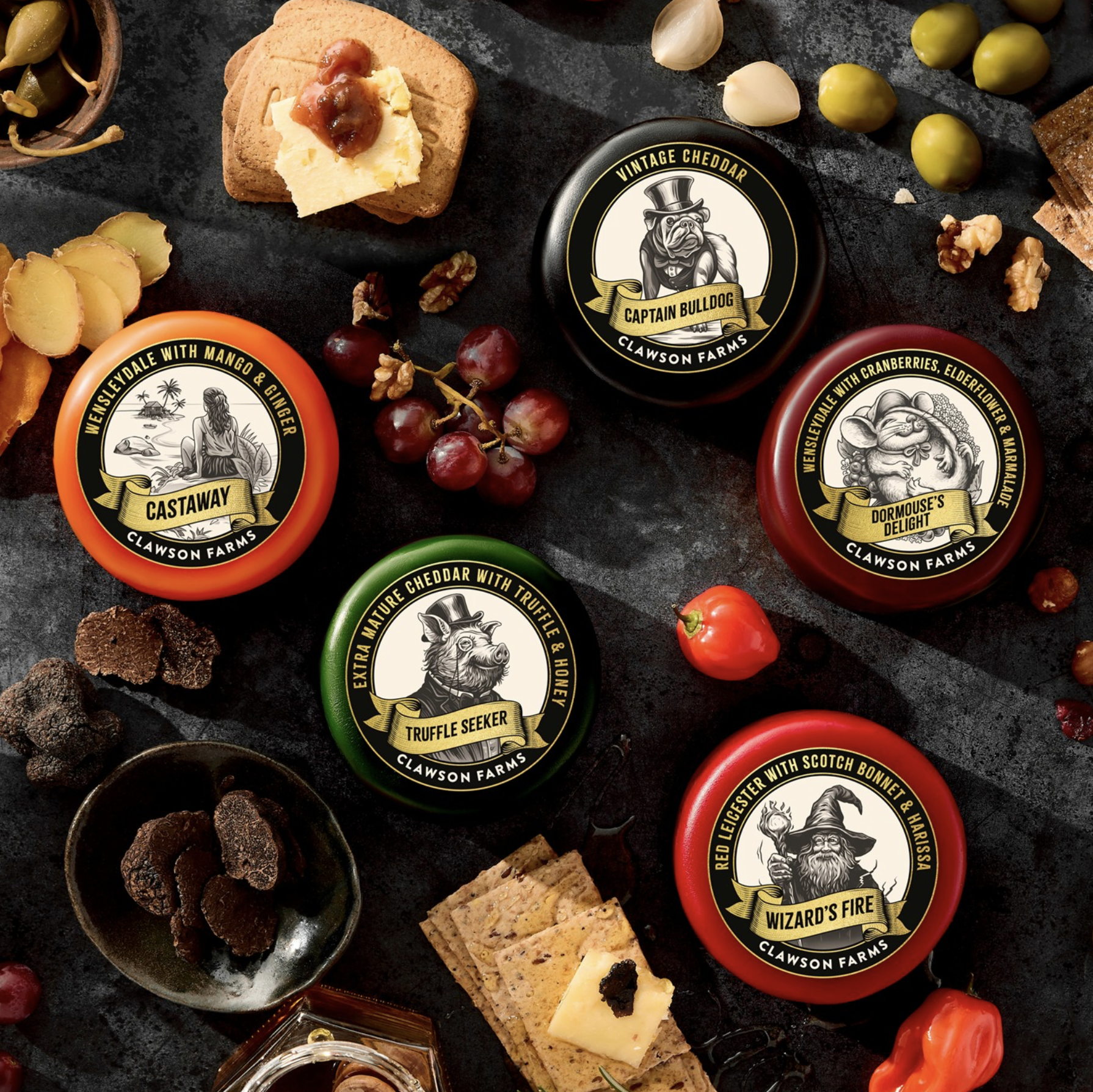 Clawson Farms’ Characterful Cheese Truckles