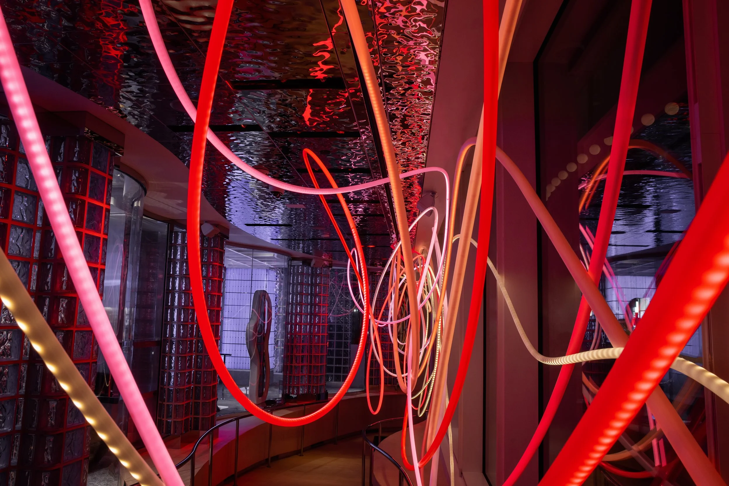 Artist Grimanessa Amoros Perfect Timing light sculpture preintemps New York interior 2.jpg