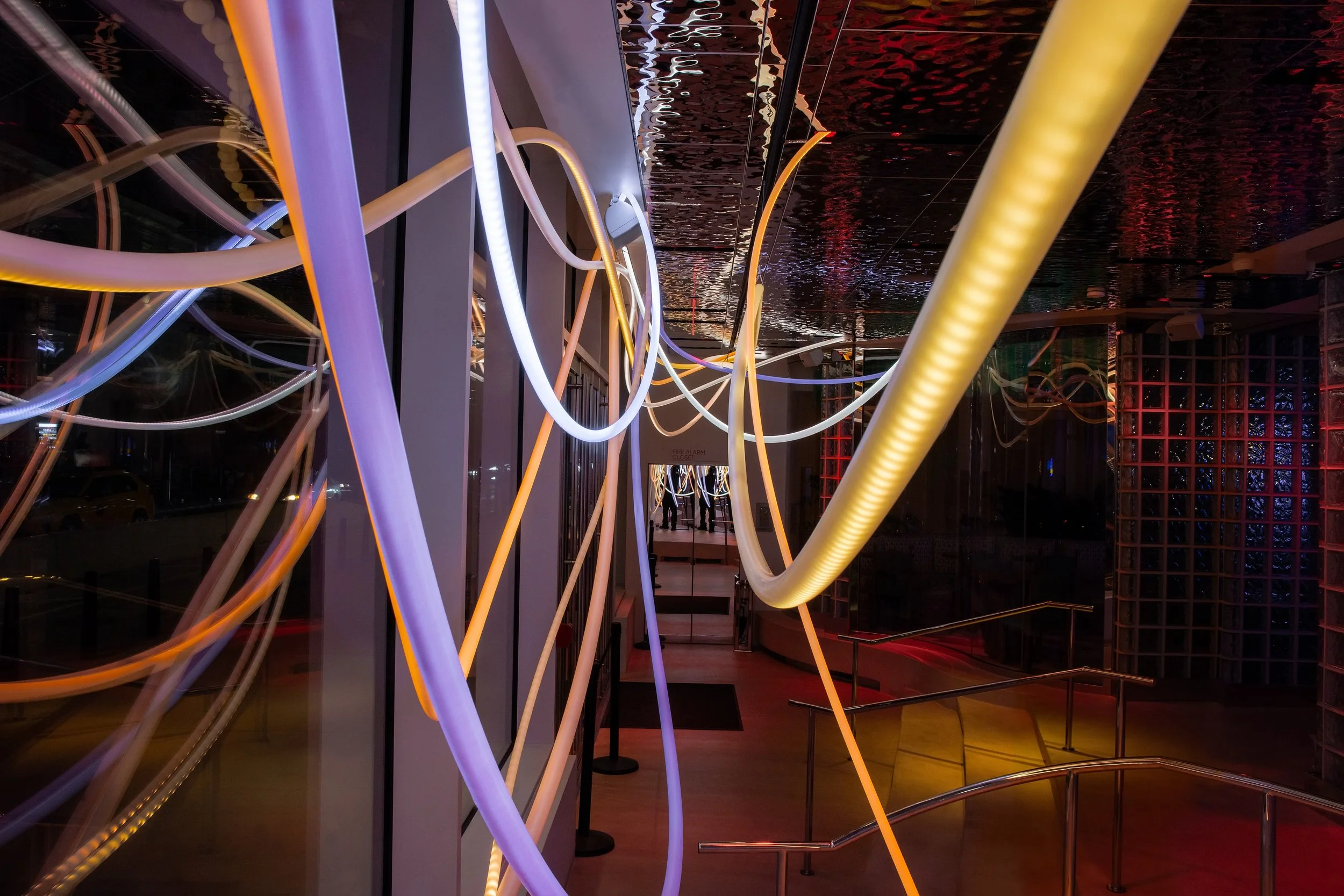 Artist Grimanessa Amoros Perfect Timing light sculpture preintemps New York interior1 .jpg