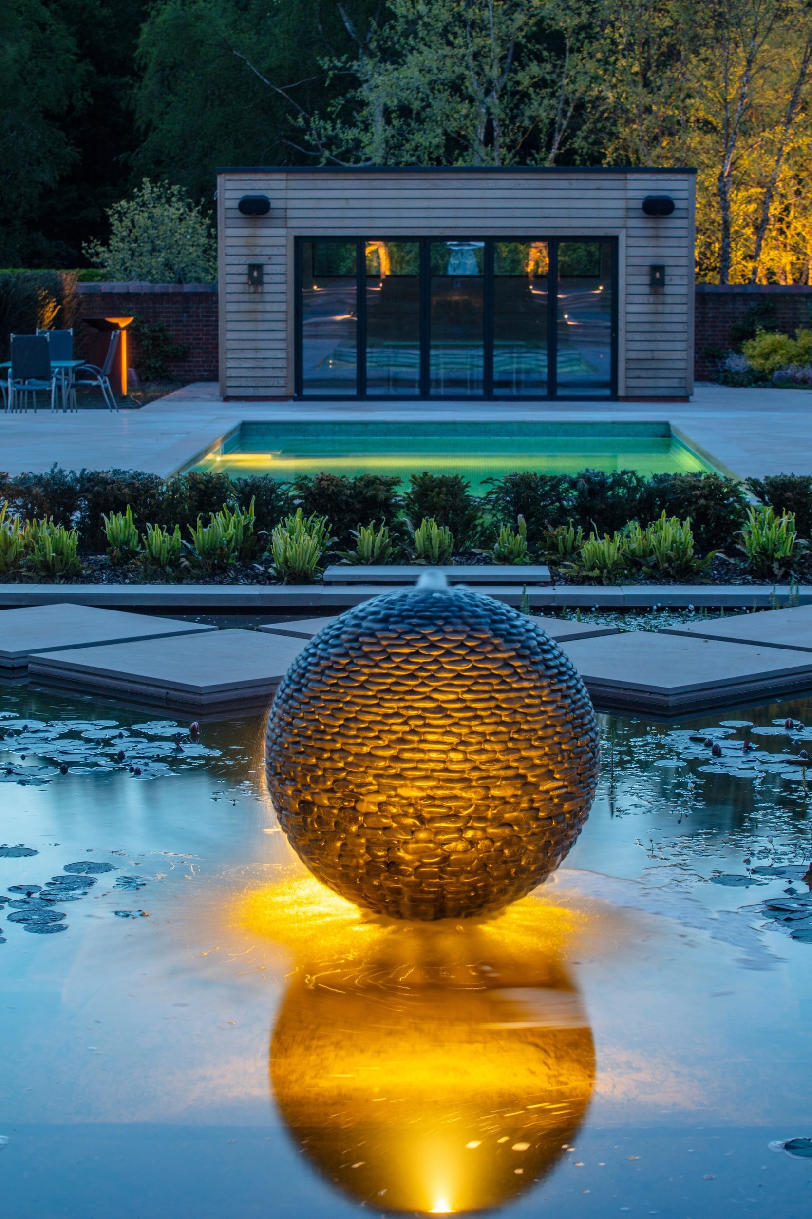 Dark Planet Fountain David Harber water feature garden of 89936 - Large.jpg