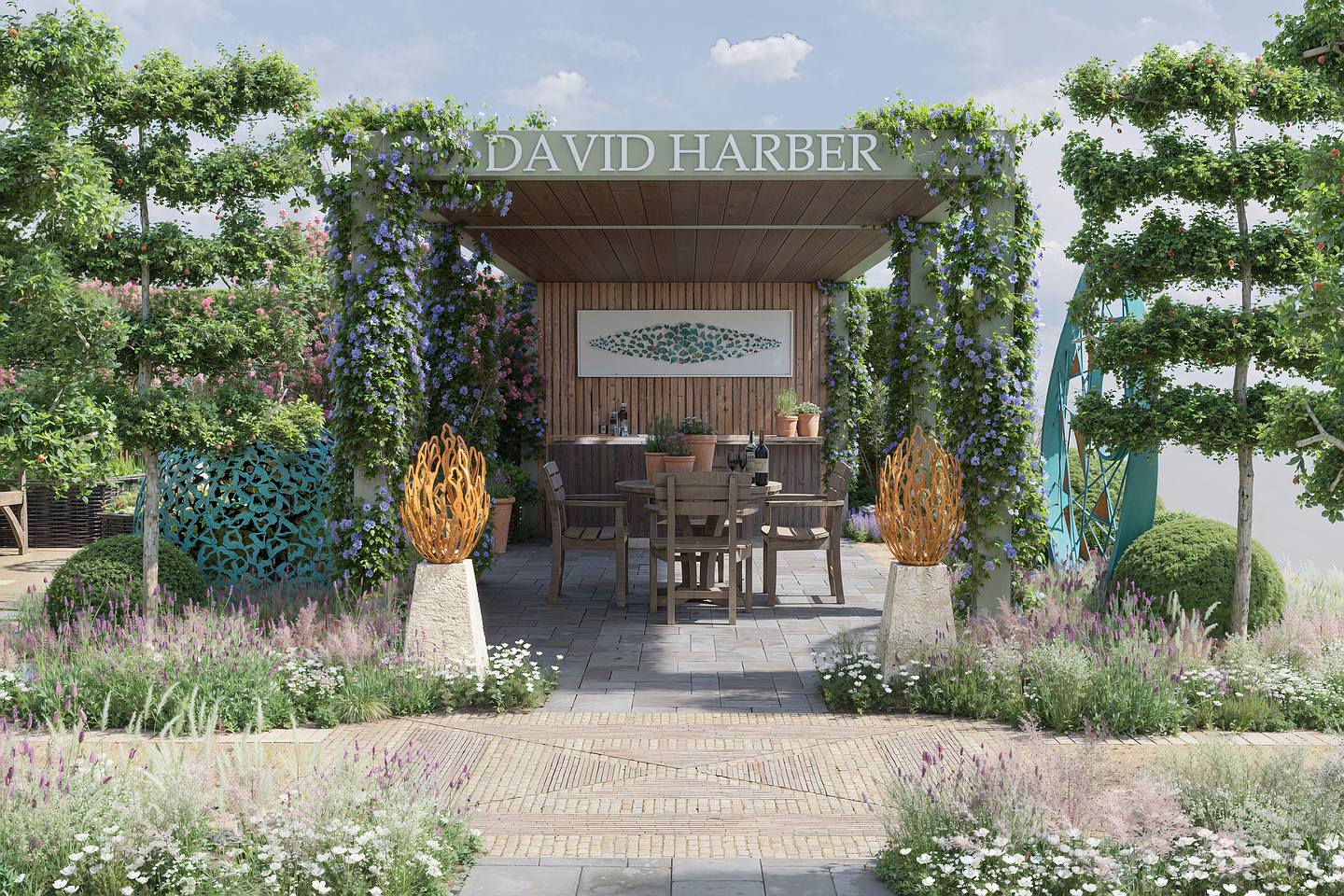 Chelsea Flower Show David Harber and Hollander Design 2026 - Stand Renders - 02.png