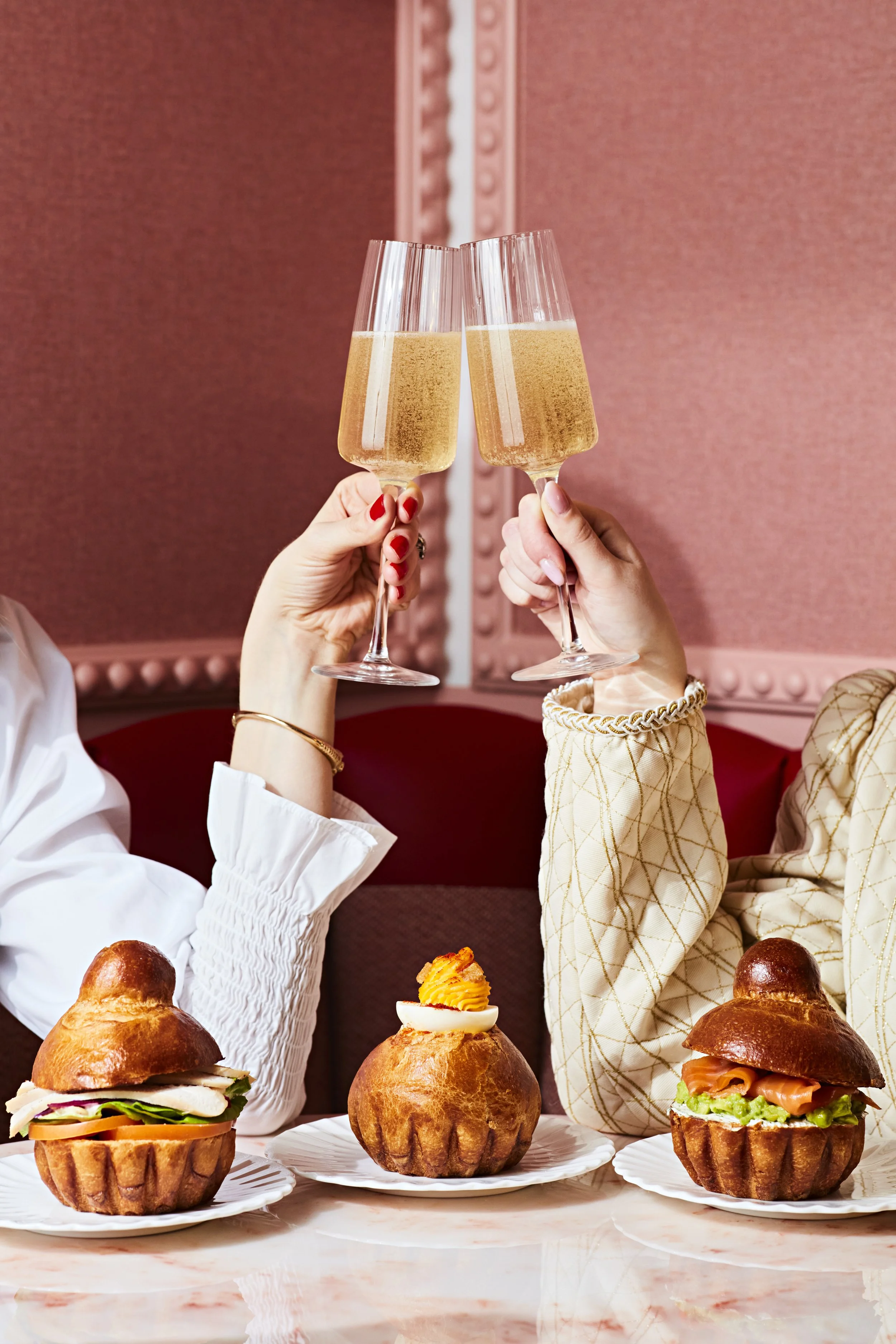Photography, Le Café by Nicolas Rouzaud, champagne glasses Interiors  ©Steven Joyce.