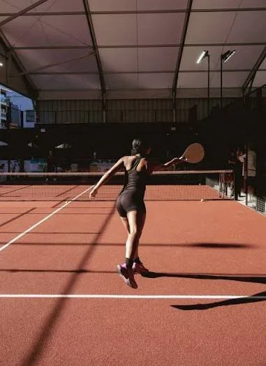 House of Racquet, padel King's Cross. player on court.jpeg