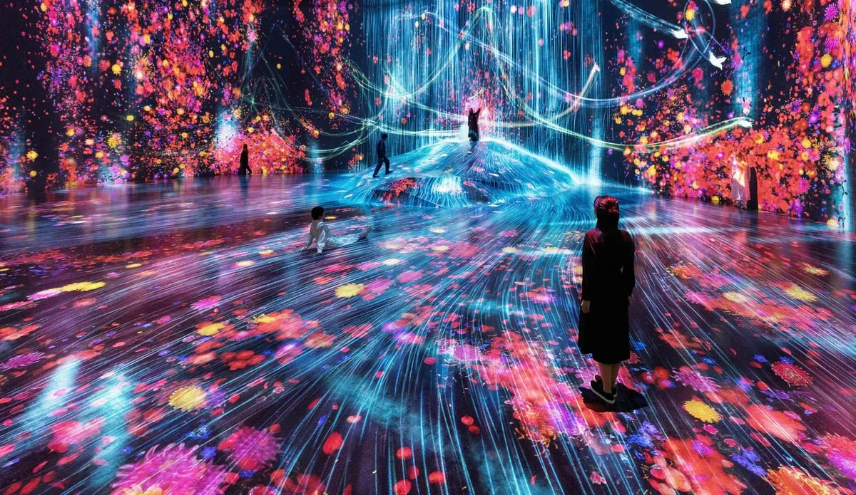 Teamlab art Borderless Tokyo