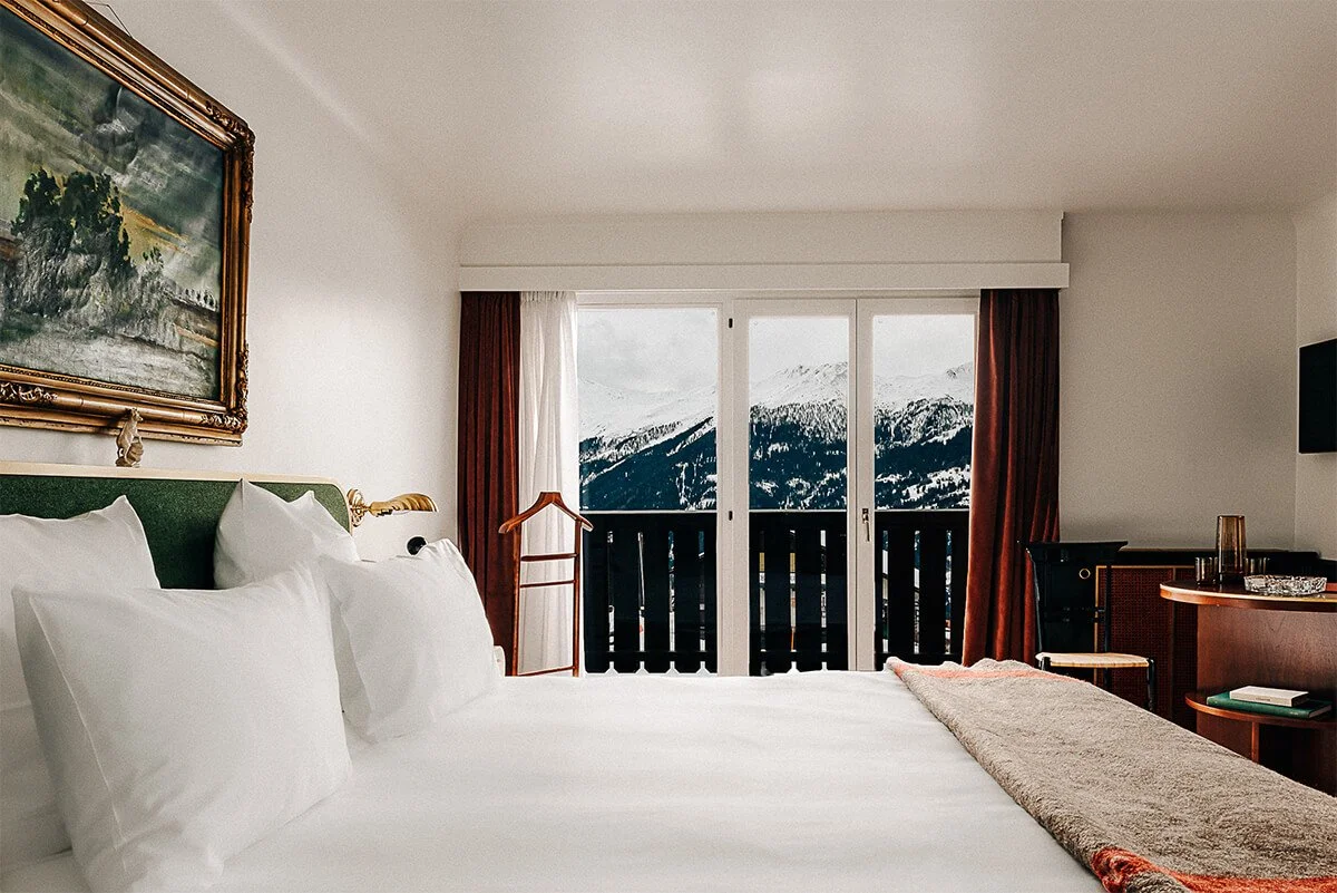 Experimental Chalet, Verbier, Switzerland room and mountain view