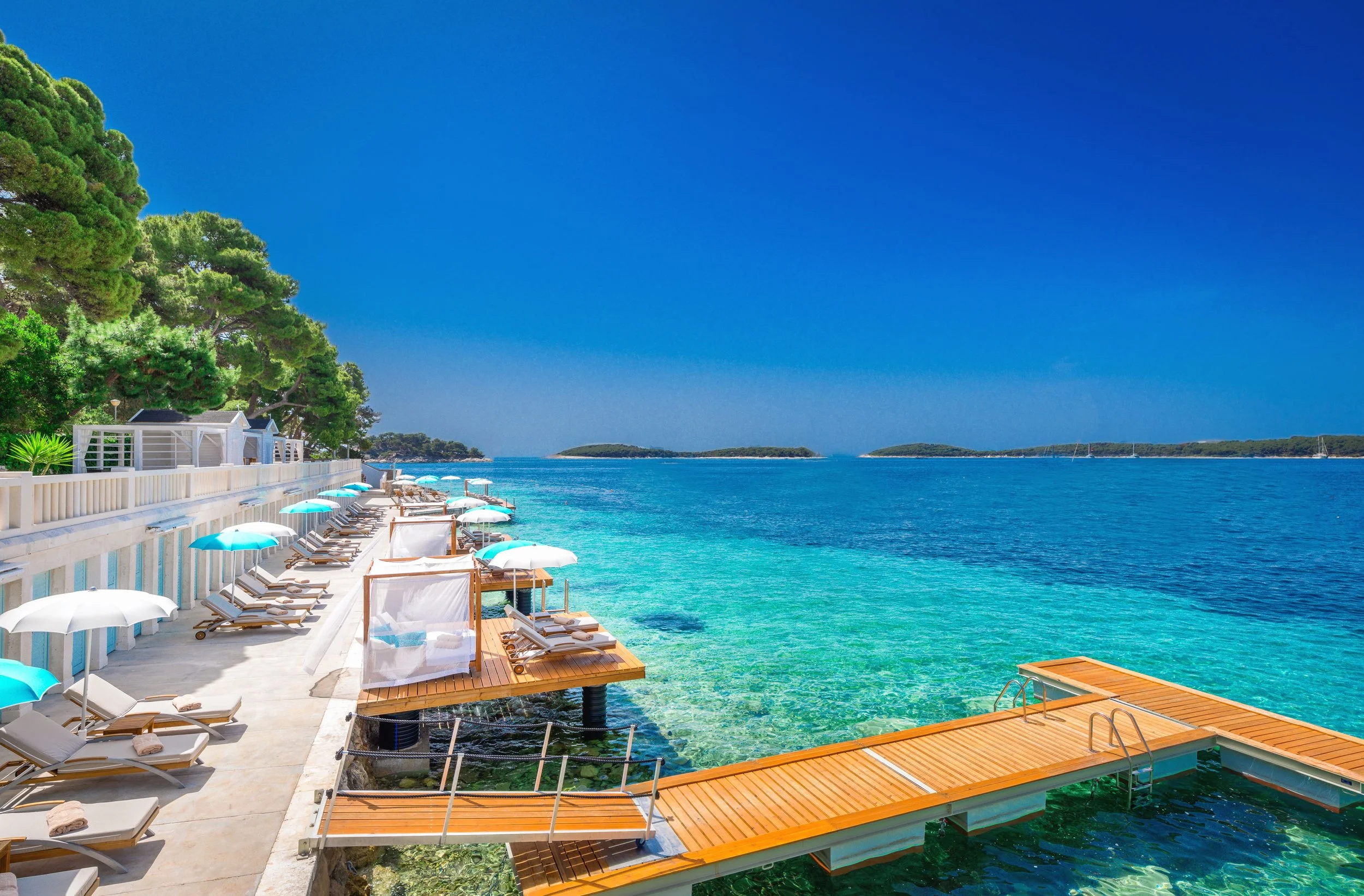 Beach Club Hvar anihvarhotels Palace Elisabeth-