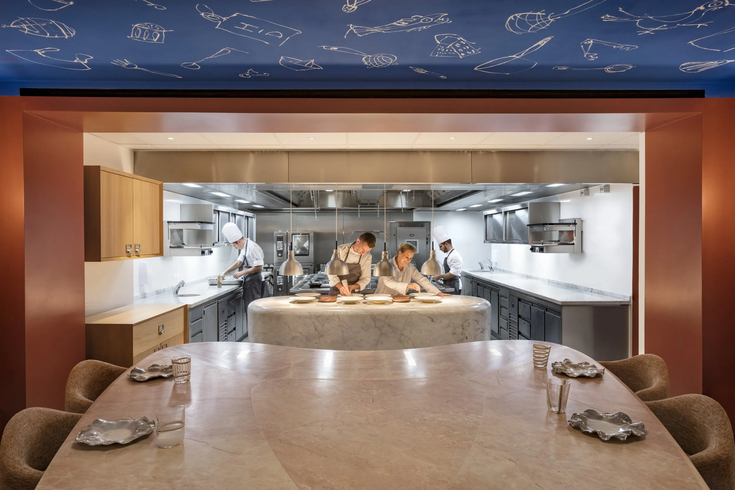 Chefs table Helene Darroze at The connaught, London