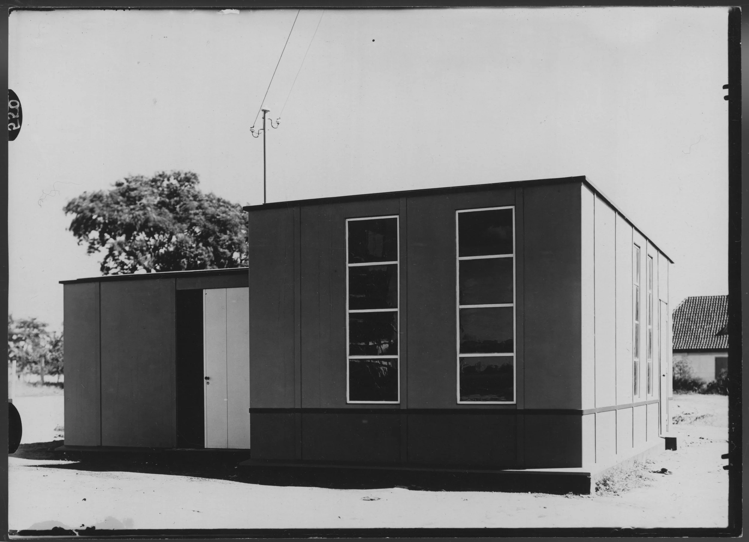 The Stahlhaus, an experimental prefabricated steel house in the Bauhaus Torten Housing Estate, Dessau