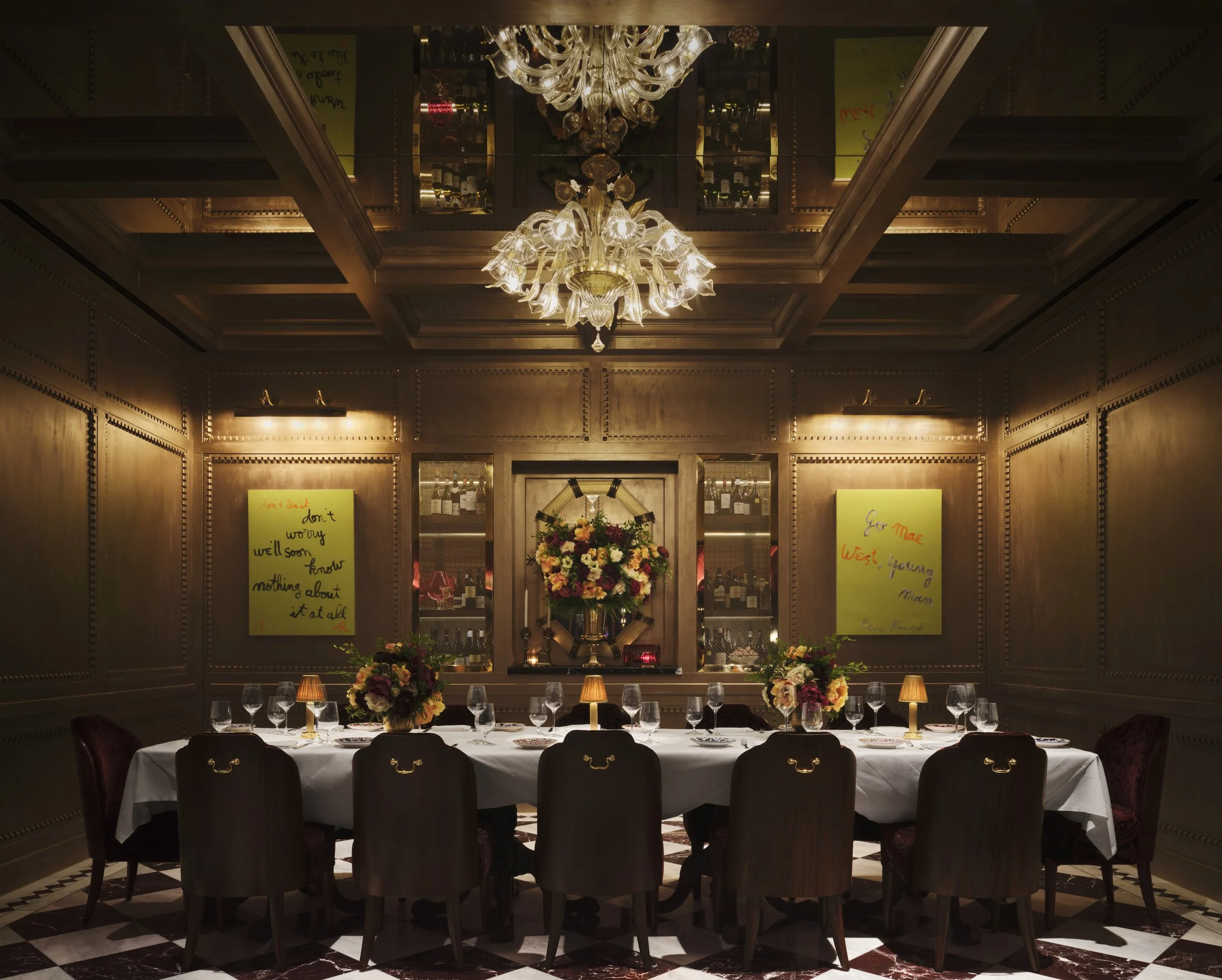 Carbone Mayfair Restaurant London private dining room