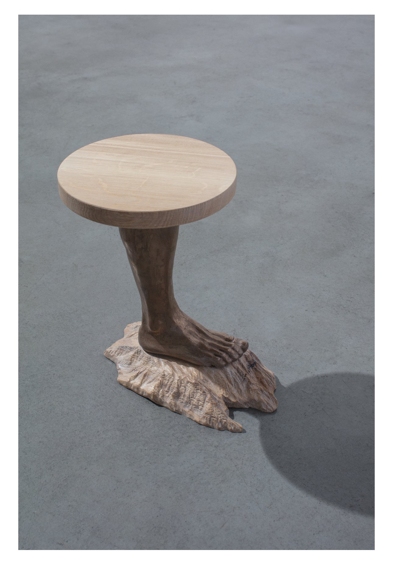 Haya Jarrar Romani Home Sculptural foot side table(
