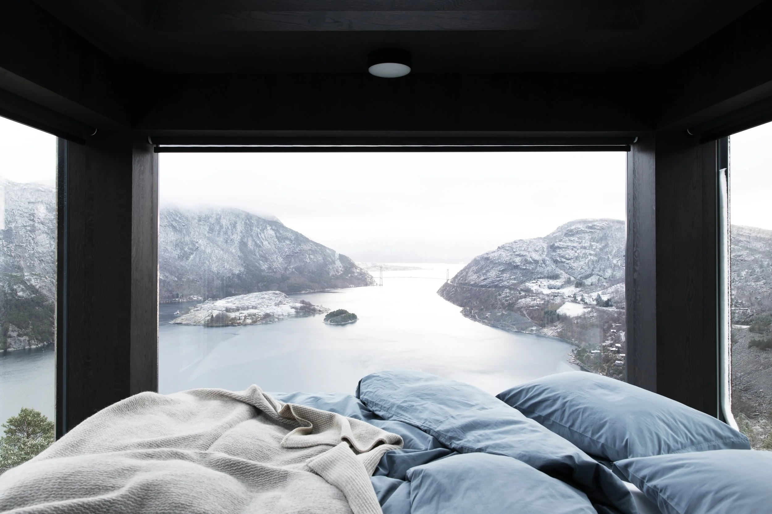 Vipp Bolder design led Norwegian cabins with stunning views