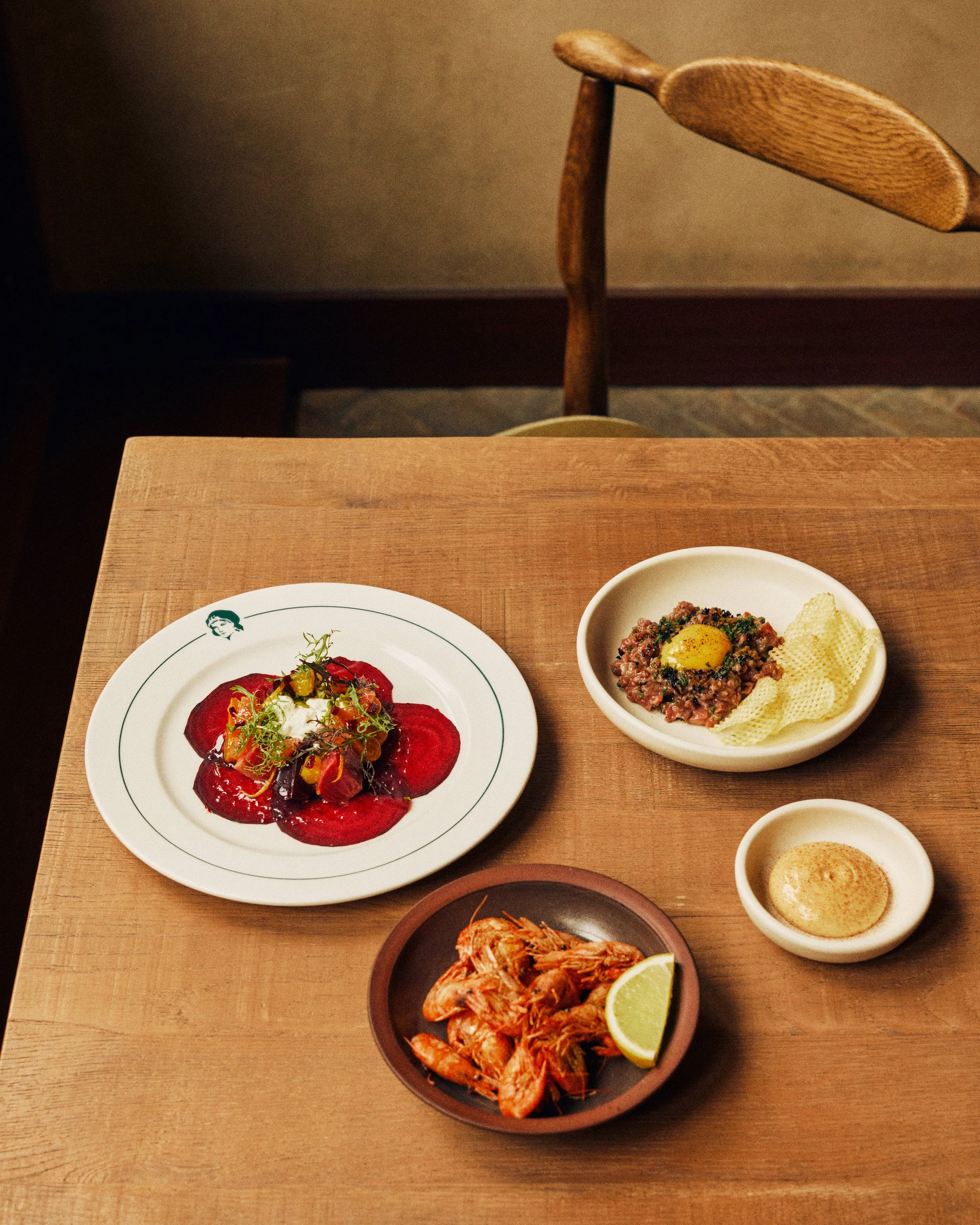 Lita Marylebone London Restaurant Michelin Star_ dish selection