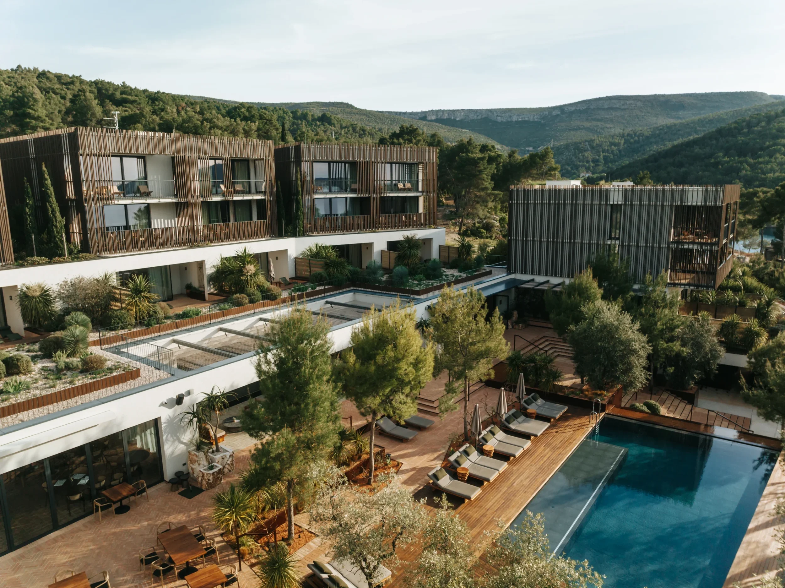 Maslina Resort Hotel and pool area Croatia