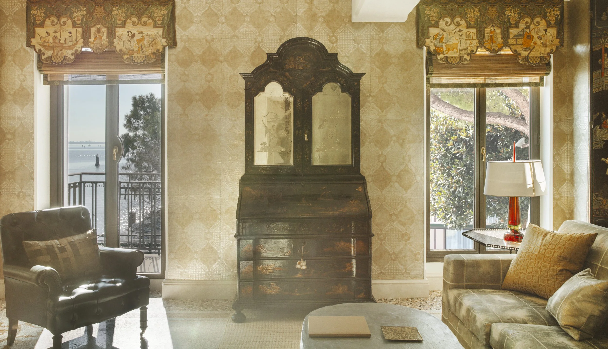 A view of Hotel Cipriani, A Belmond Hotel, Venice. Interiors by Peter Marino. Ph @Matthieu Salvaing