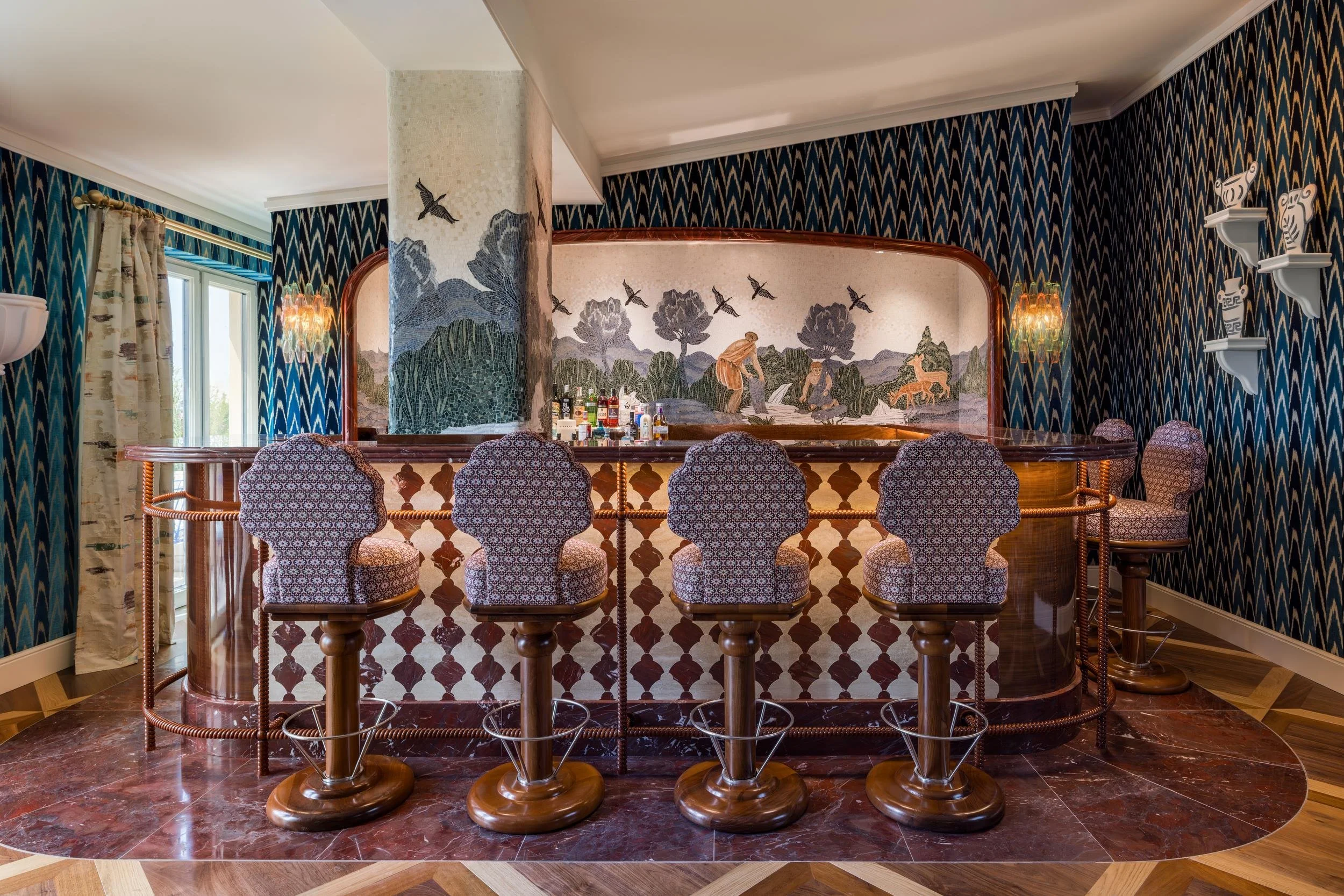 Casa Monti, Monti, Rome Hotel Bar interior.