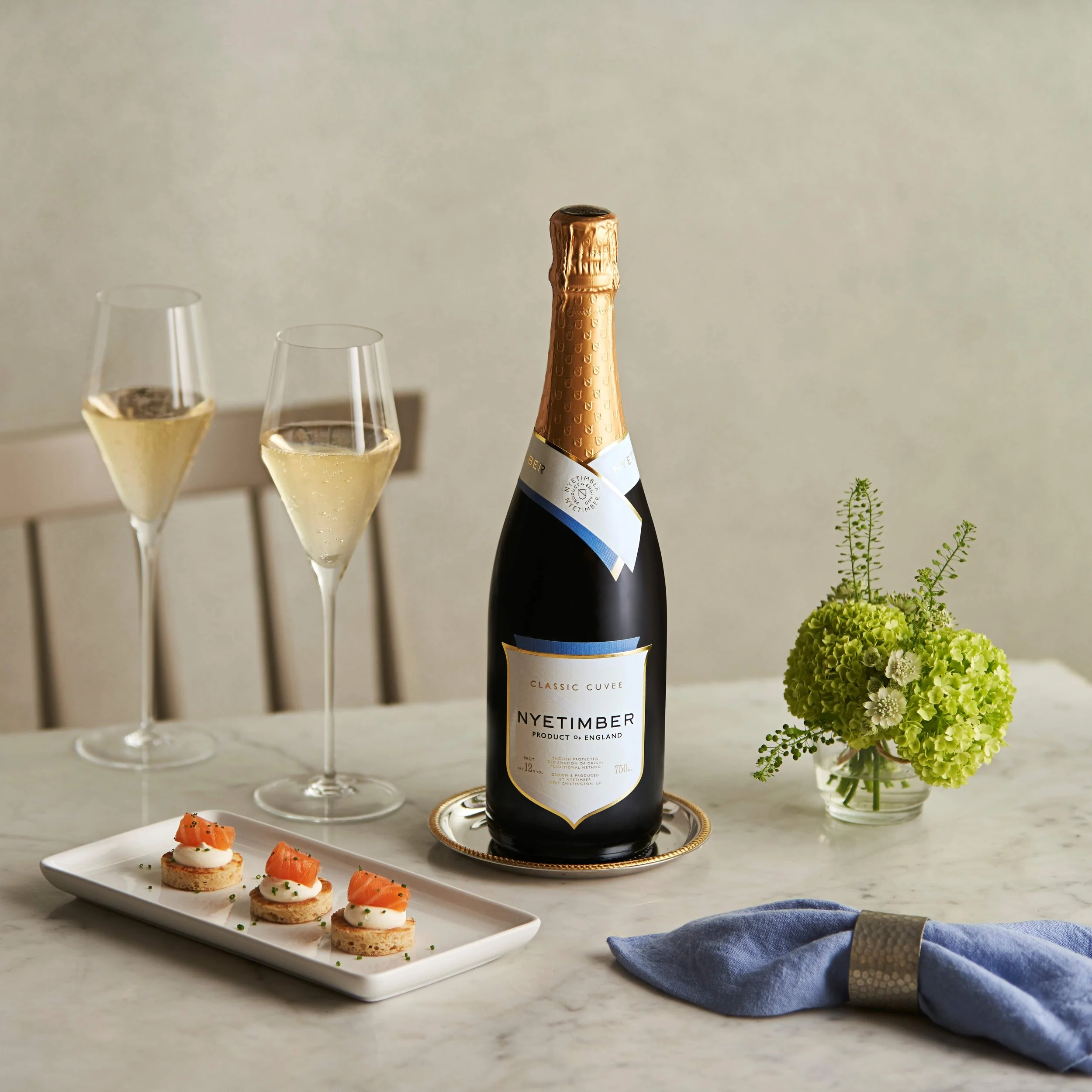Nyetimber Classic Cuvee with Food Square