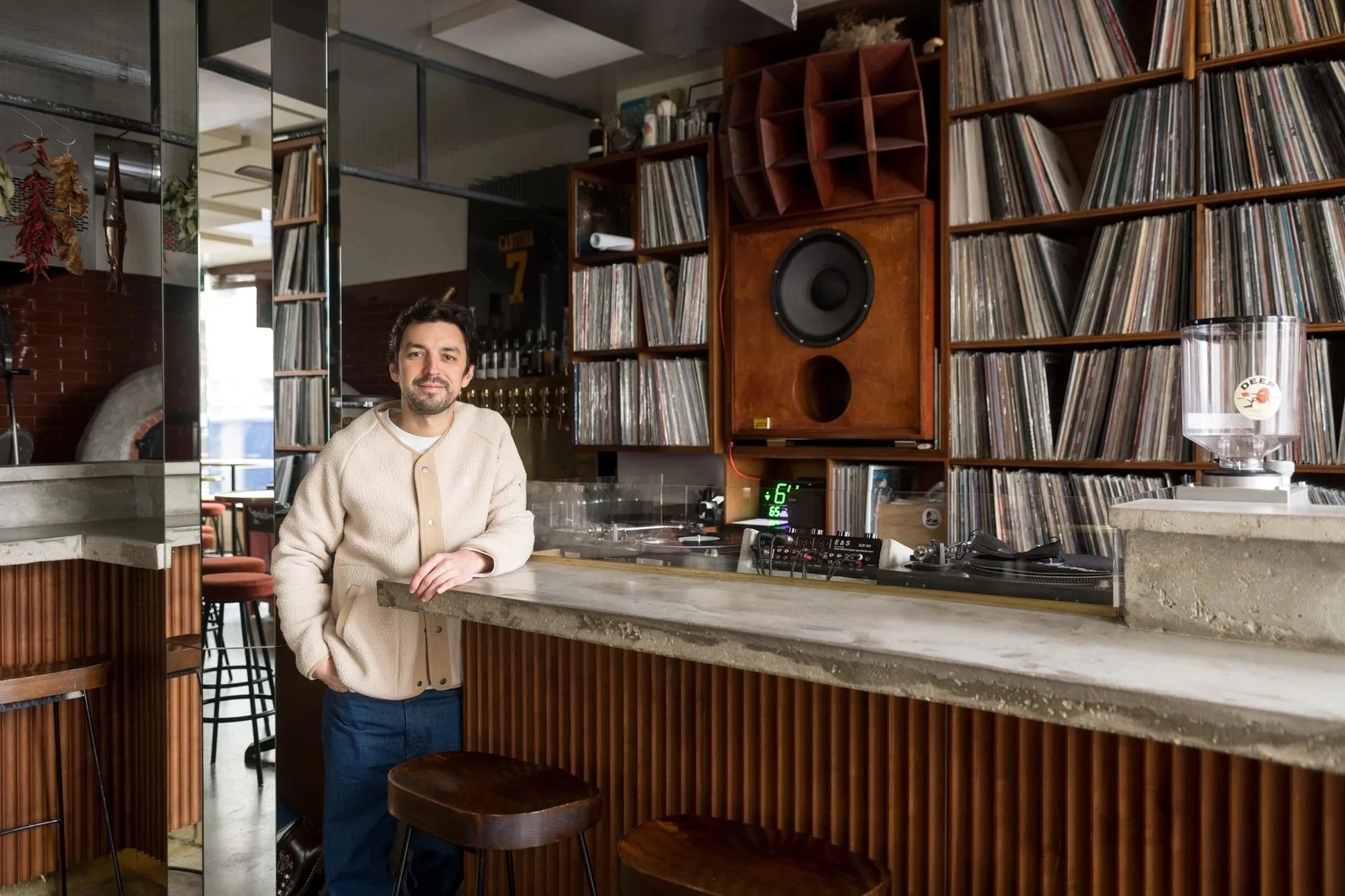 Fabien Lombardi ,owner Bambino listening bar