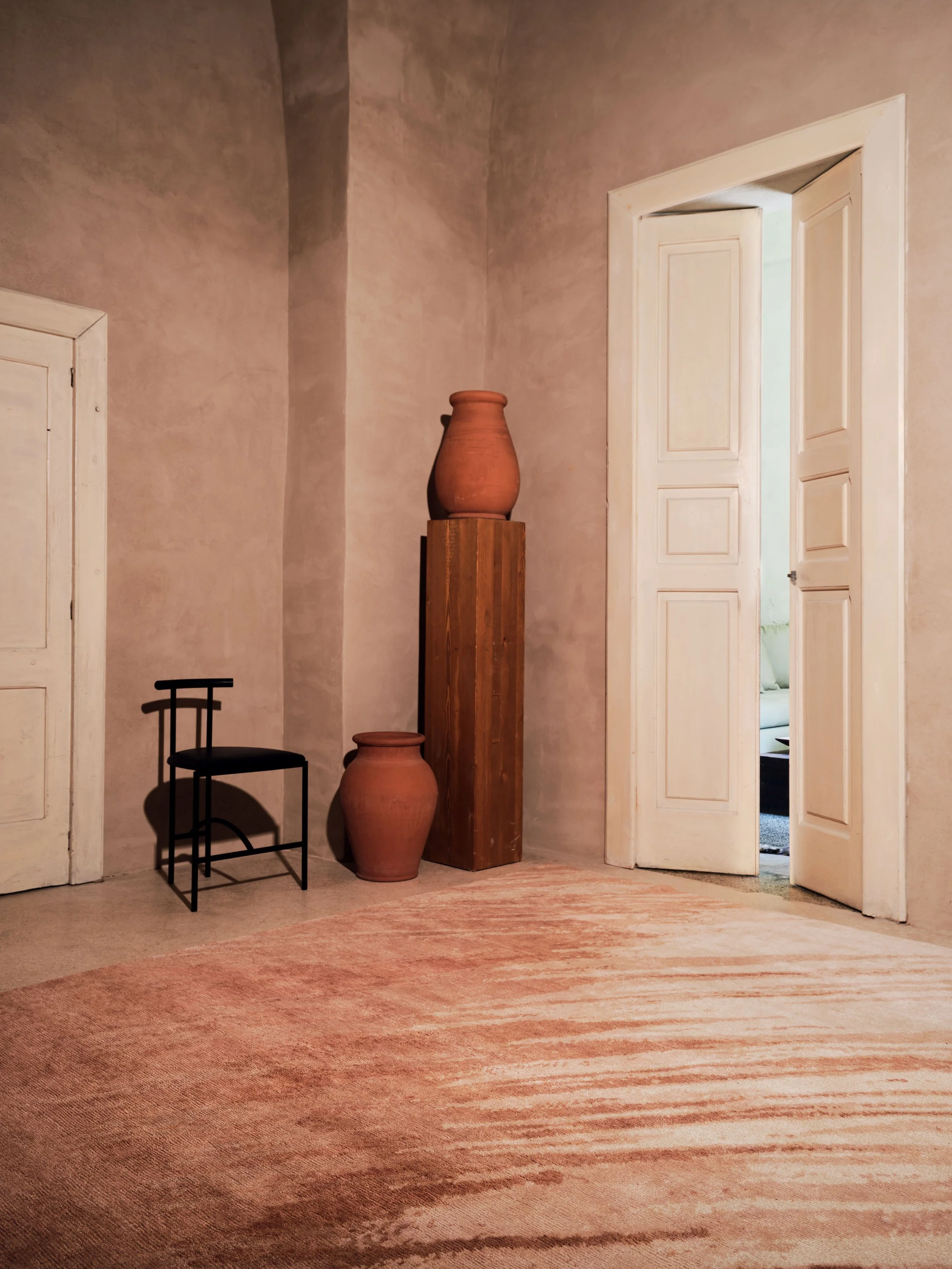 David Rockwell salmon rug, the rug company