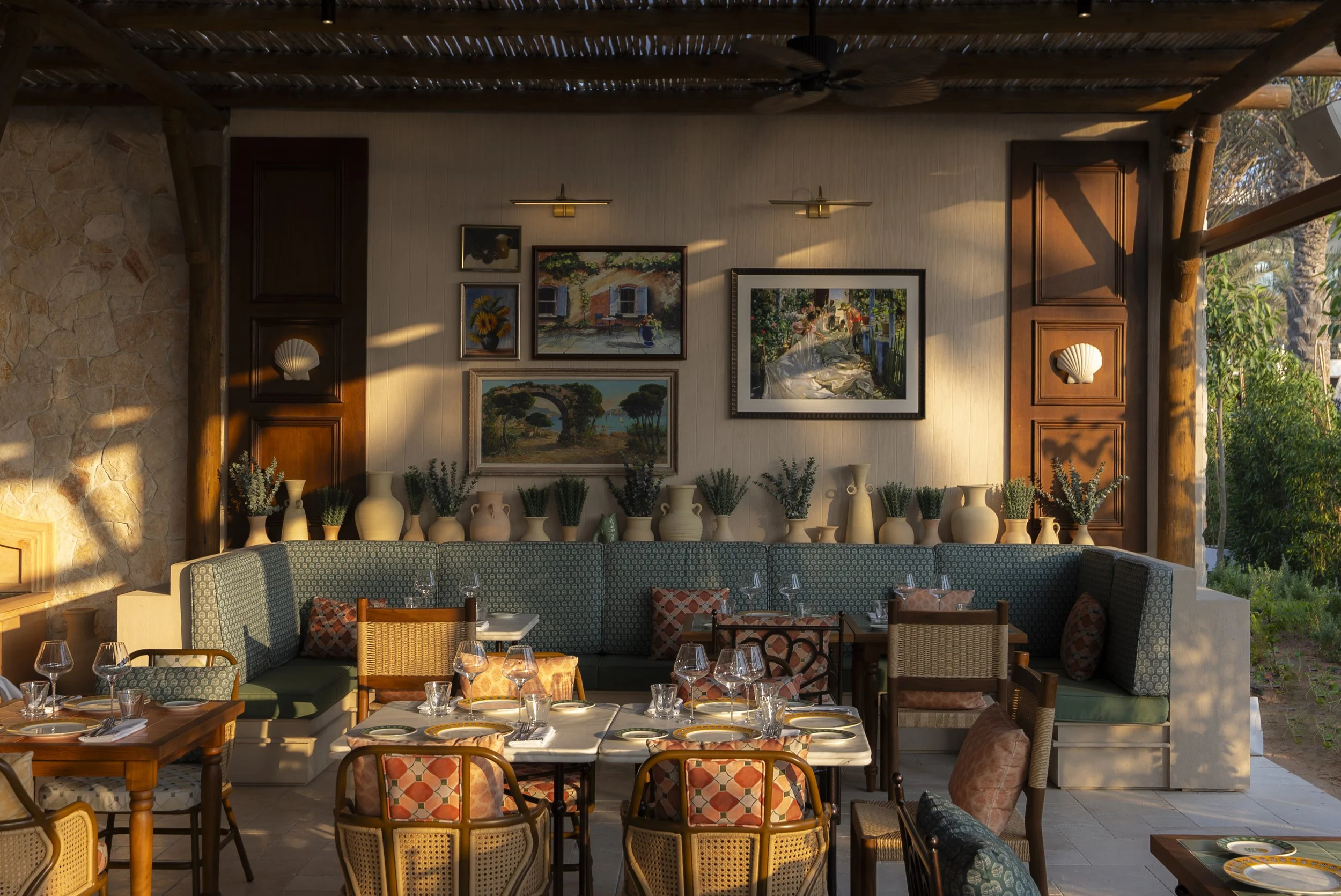 Maison Mer Dubai’s new restaurant Provençal flavours, Riviera-inspired design,  interior