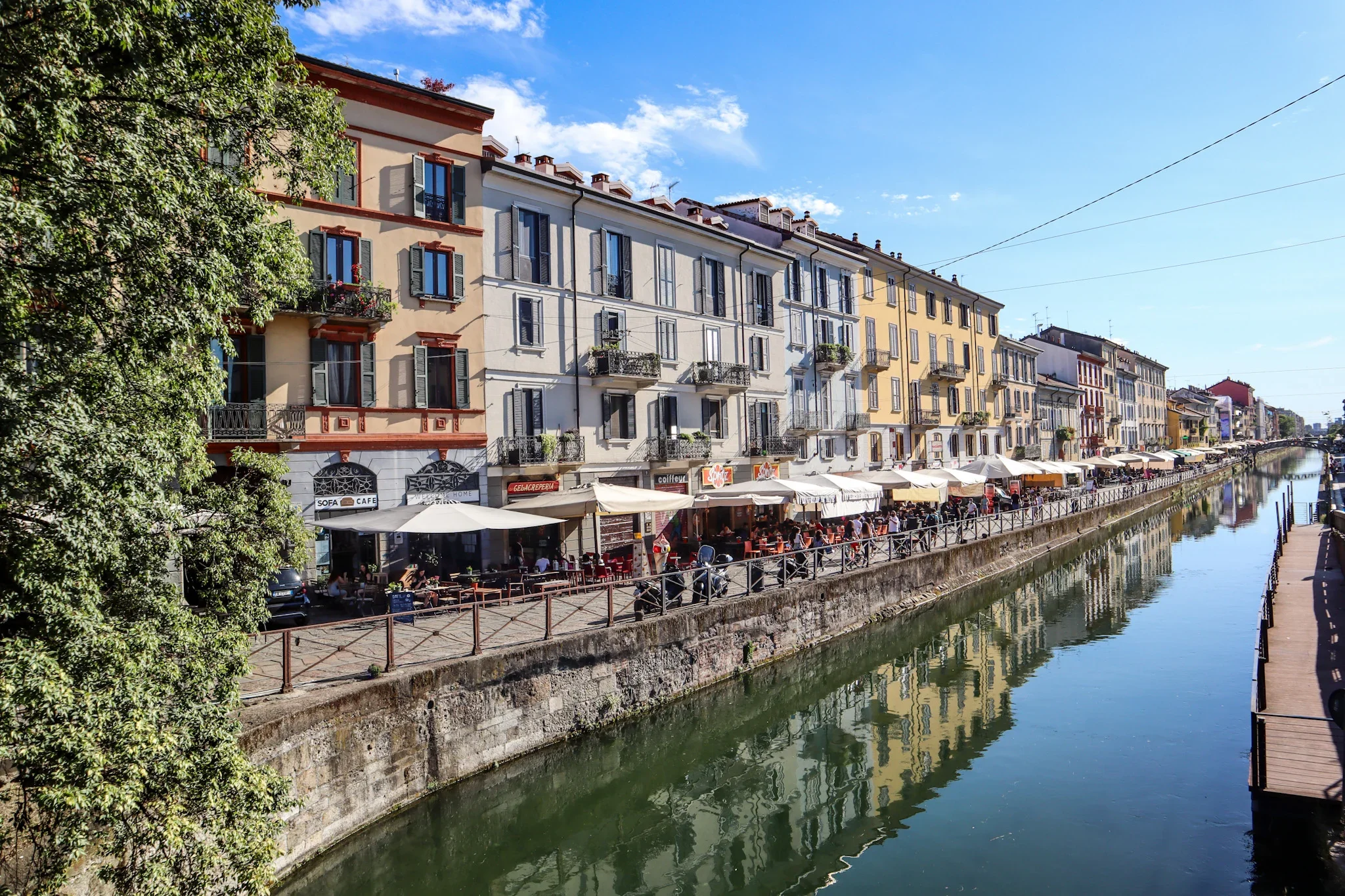 Milan-Canals Navigli Italy