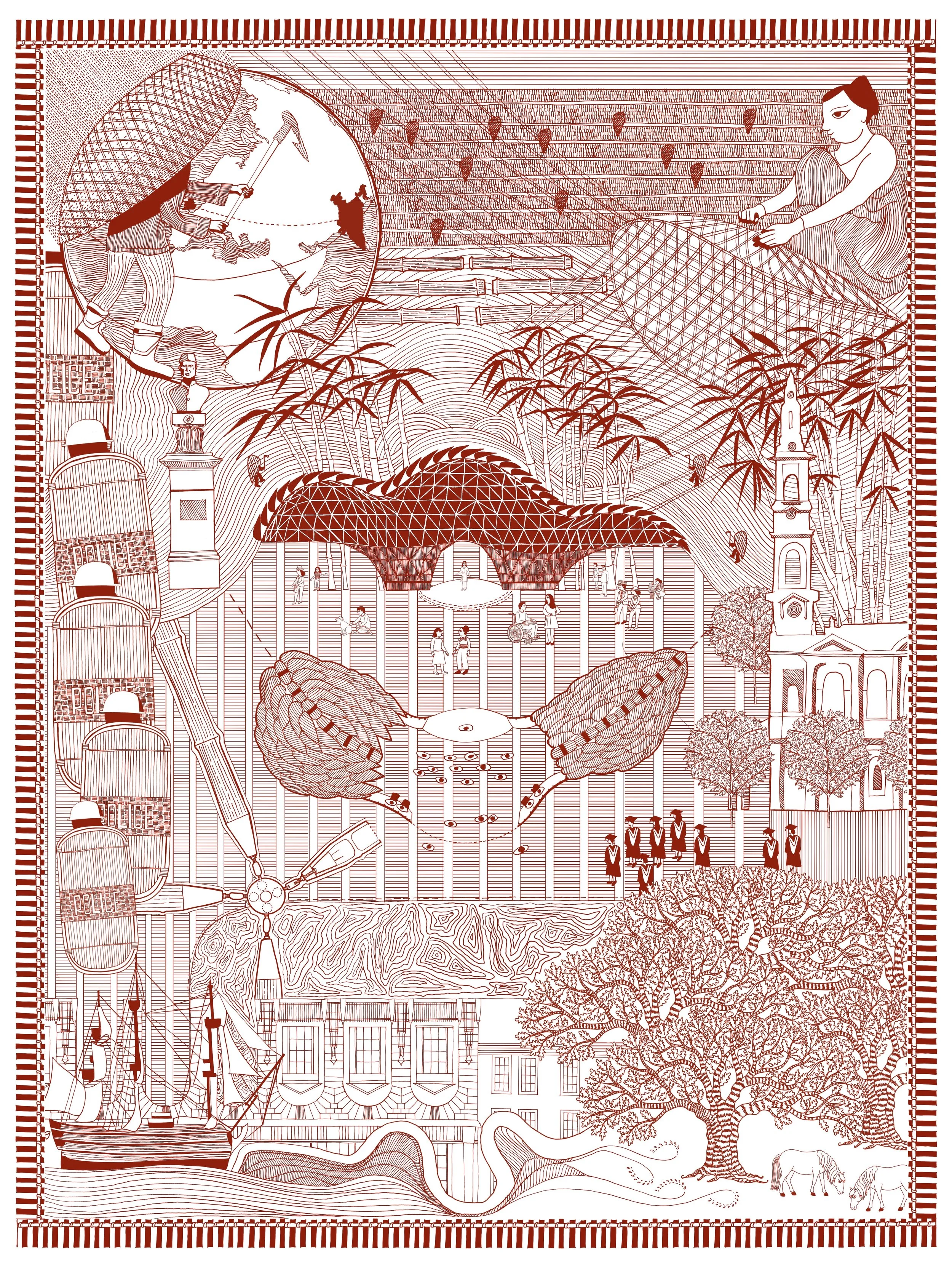 Presentation drawing_Pangolin Shield_Studio Saar.