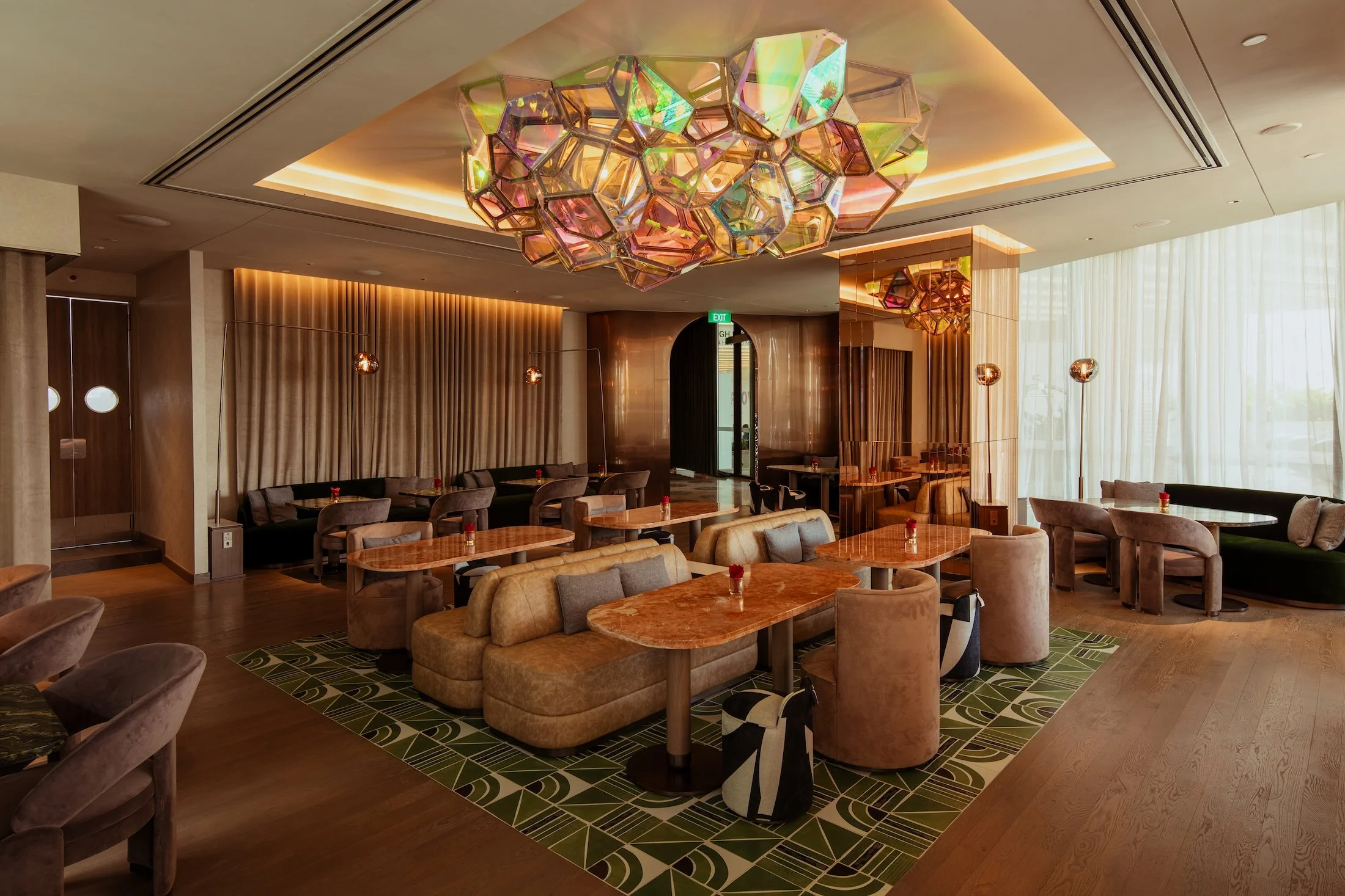 Mondrian hotel singapore The Artling Image Crystallized by SOFTlab