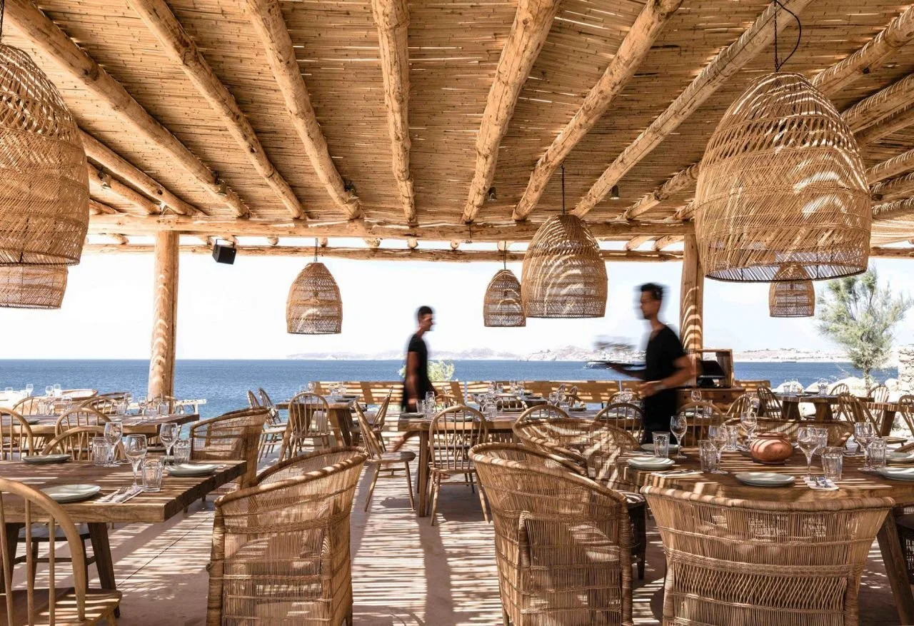 Scorpios Mykonos Greece beach club
