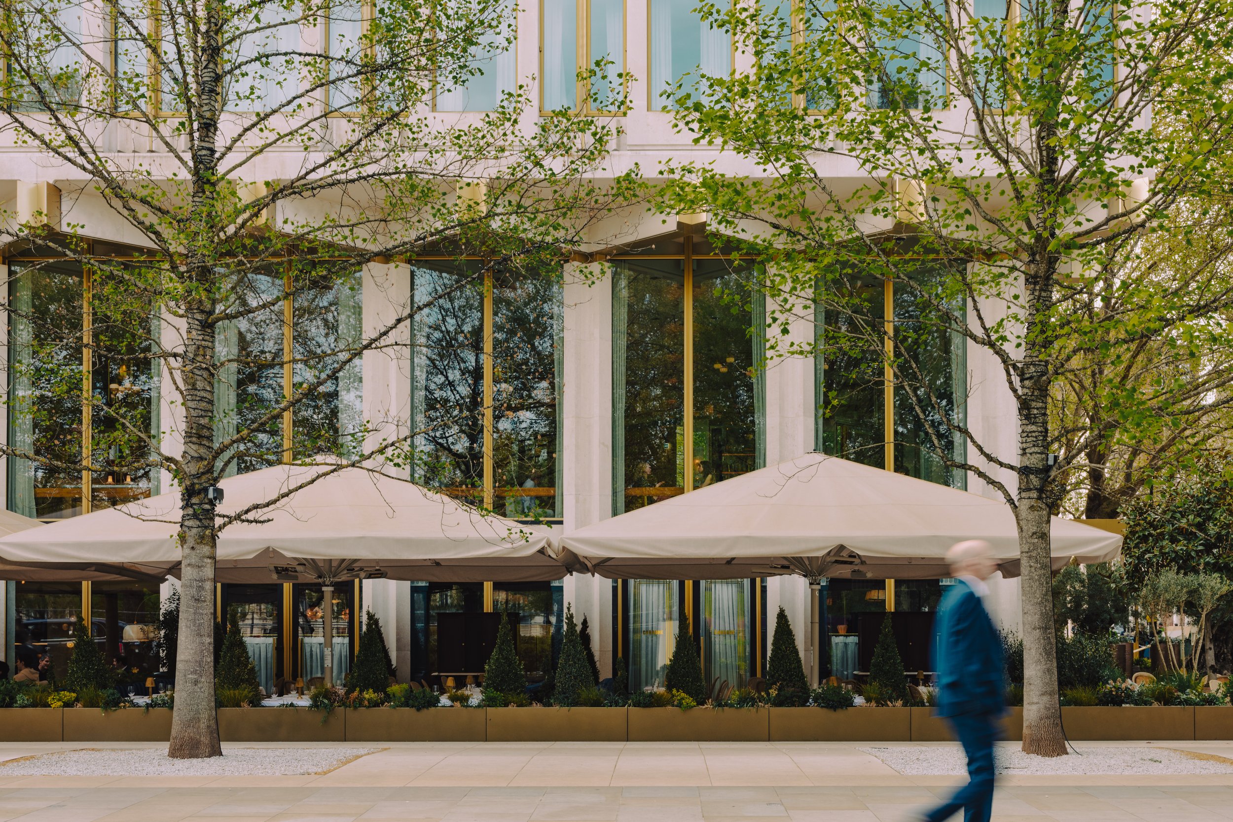 CARBONE London Terrace Exterior Mayfair Italian dining