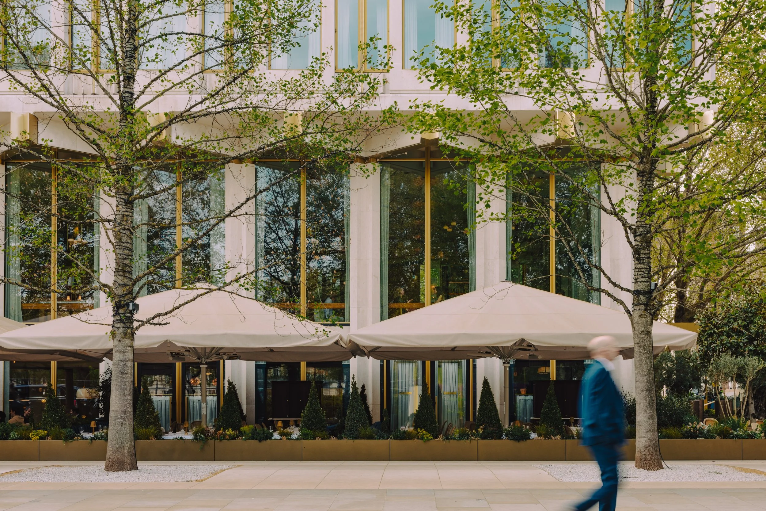 CARBONE London Terrace Exterior Mayfair Italian dining