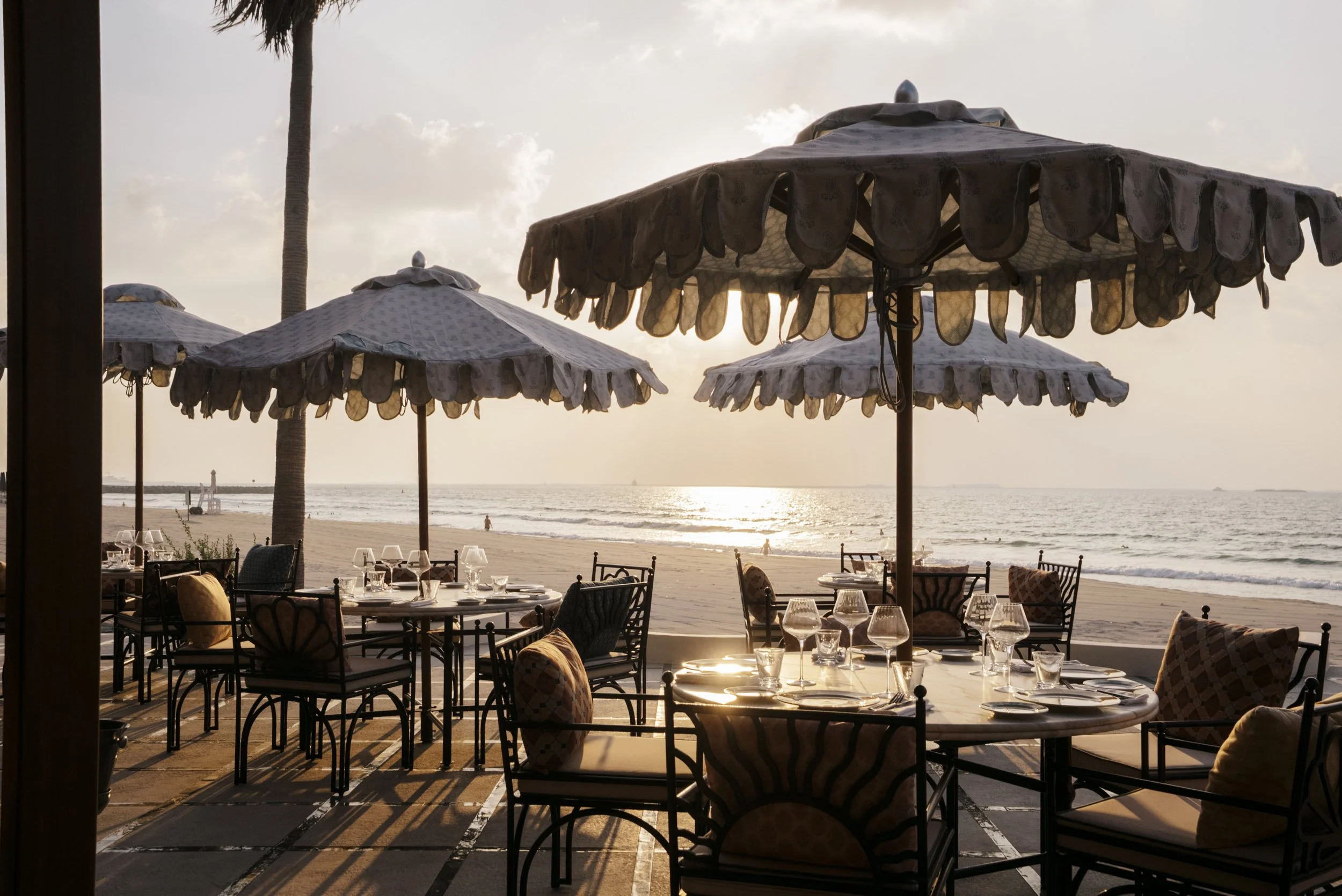 Maison Mer Dubai’s new restaurant Provençal flavours, Riviera-inspired design,  sea view nikki beach view.